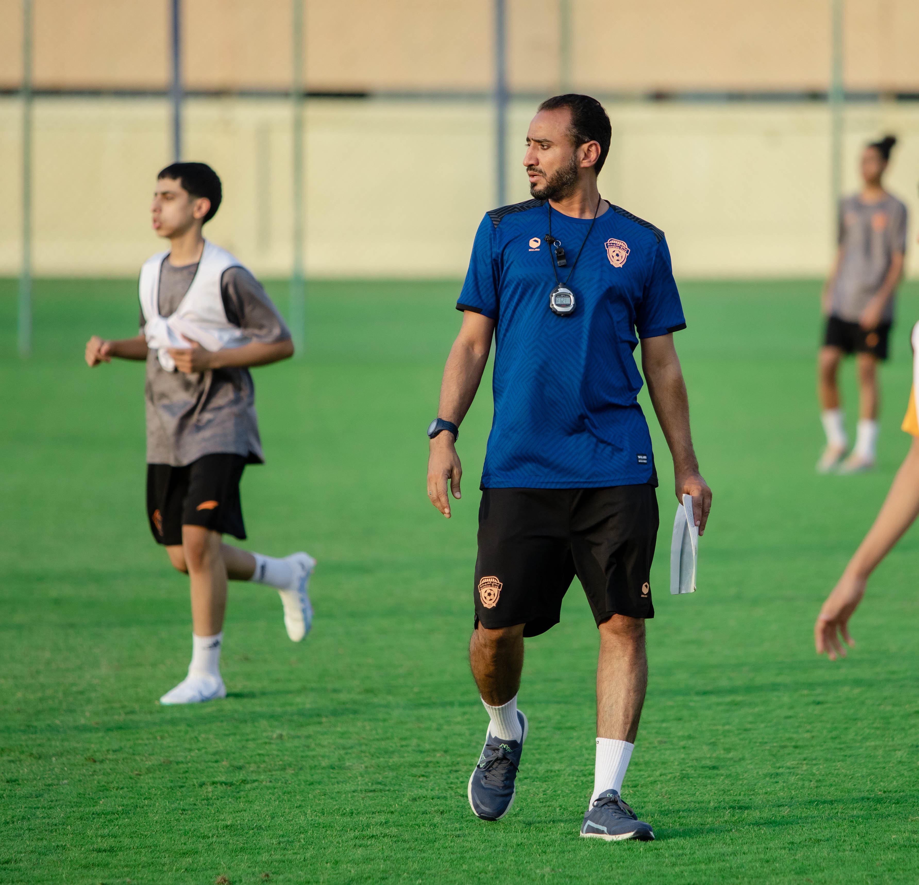 الفيحاء تحت 15 سنة يجري تمرينه الرئيس استعداداً لمباراة نظيره نادي النصر