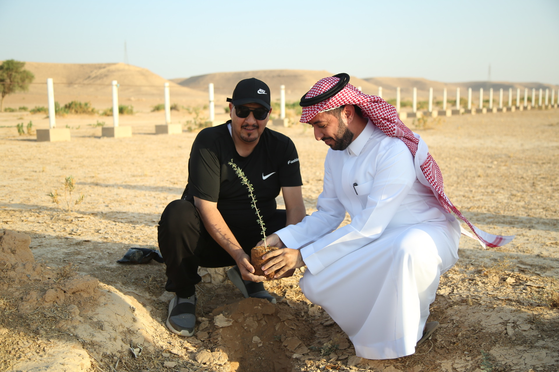 الفيحاء يشارك في حملة التشجير بالمشاركة مع مكتب وزارة البيئة والمياة والزراعة