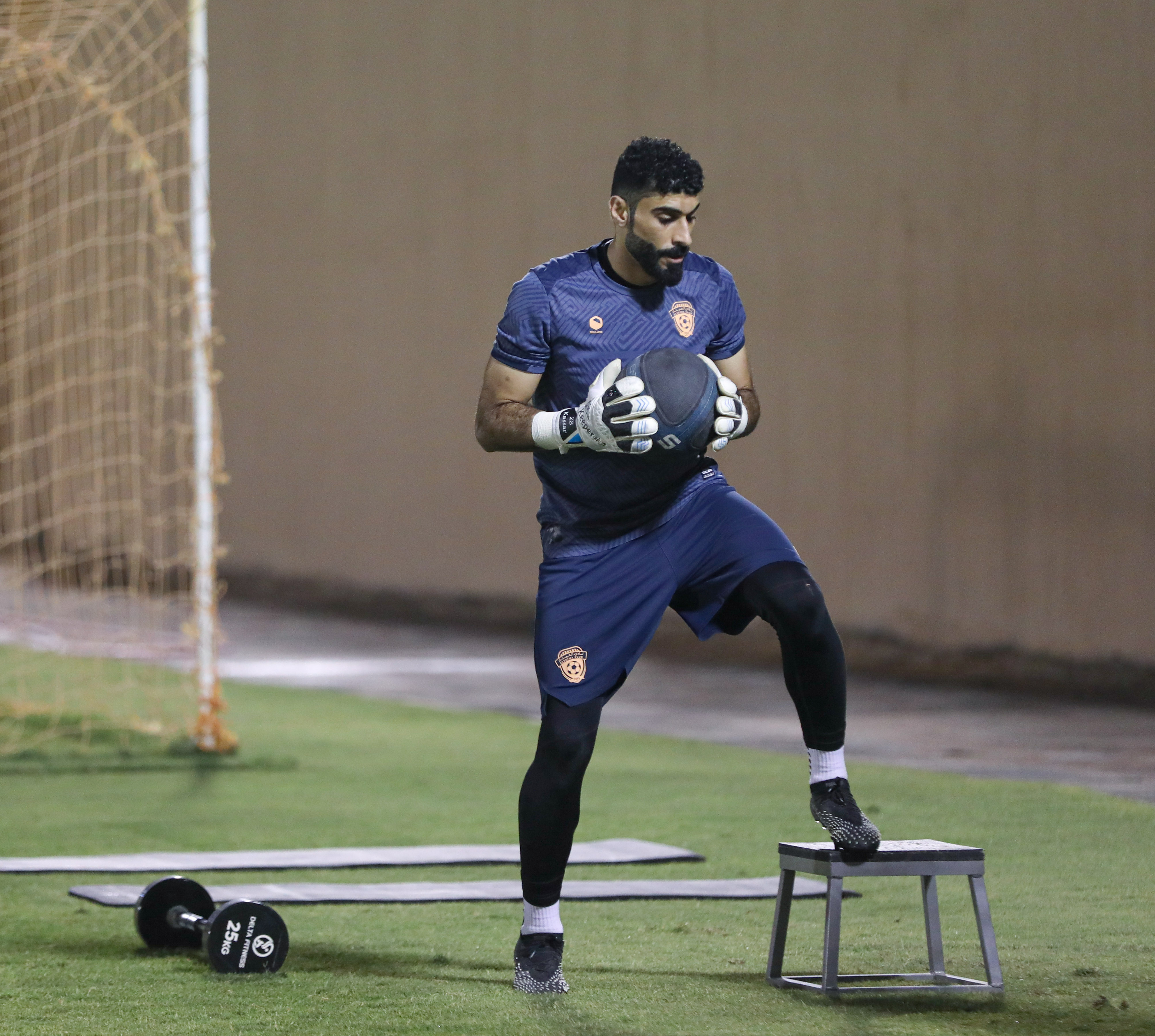 الفيحاء يجري مرانه الرئيس استعداداً لمواجهة النصر