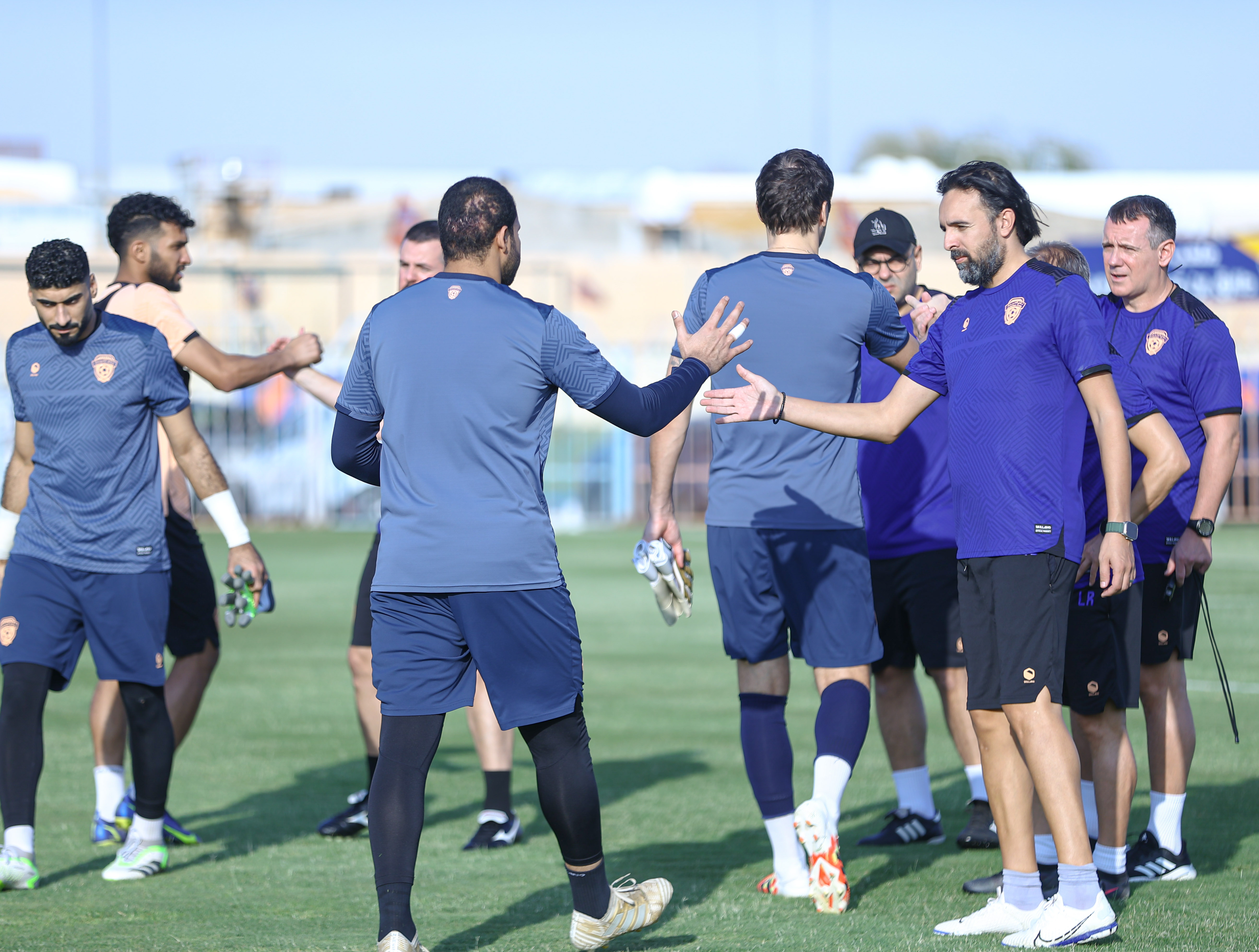 الفيحاء يجري مرانه الرئيس استعداداً لمواجهة العين الإماراتي