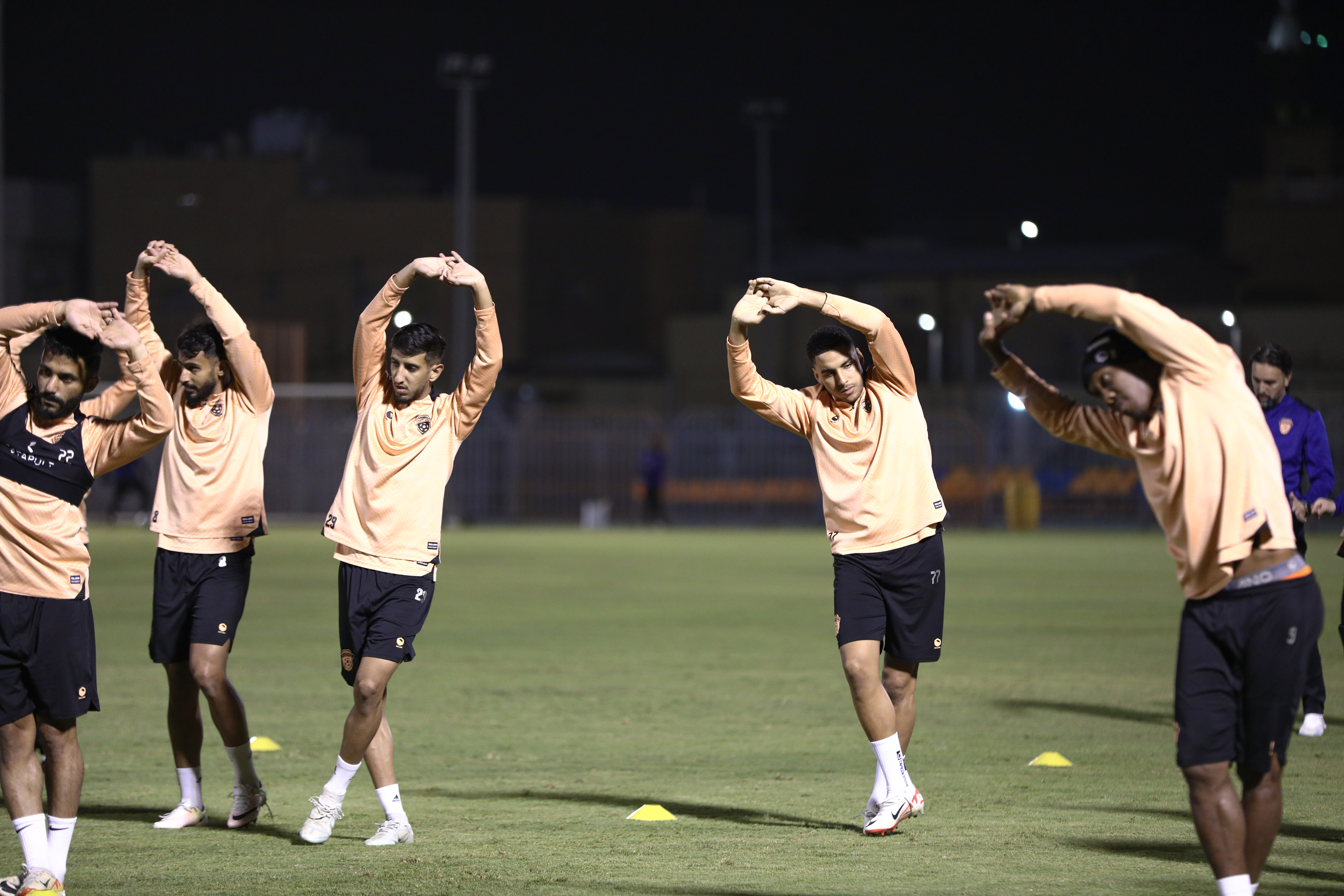 الفيحاء يجري مرانه الرئيس استعداداً لمواجهة النصر