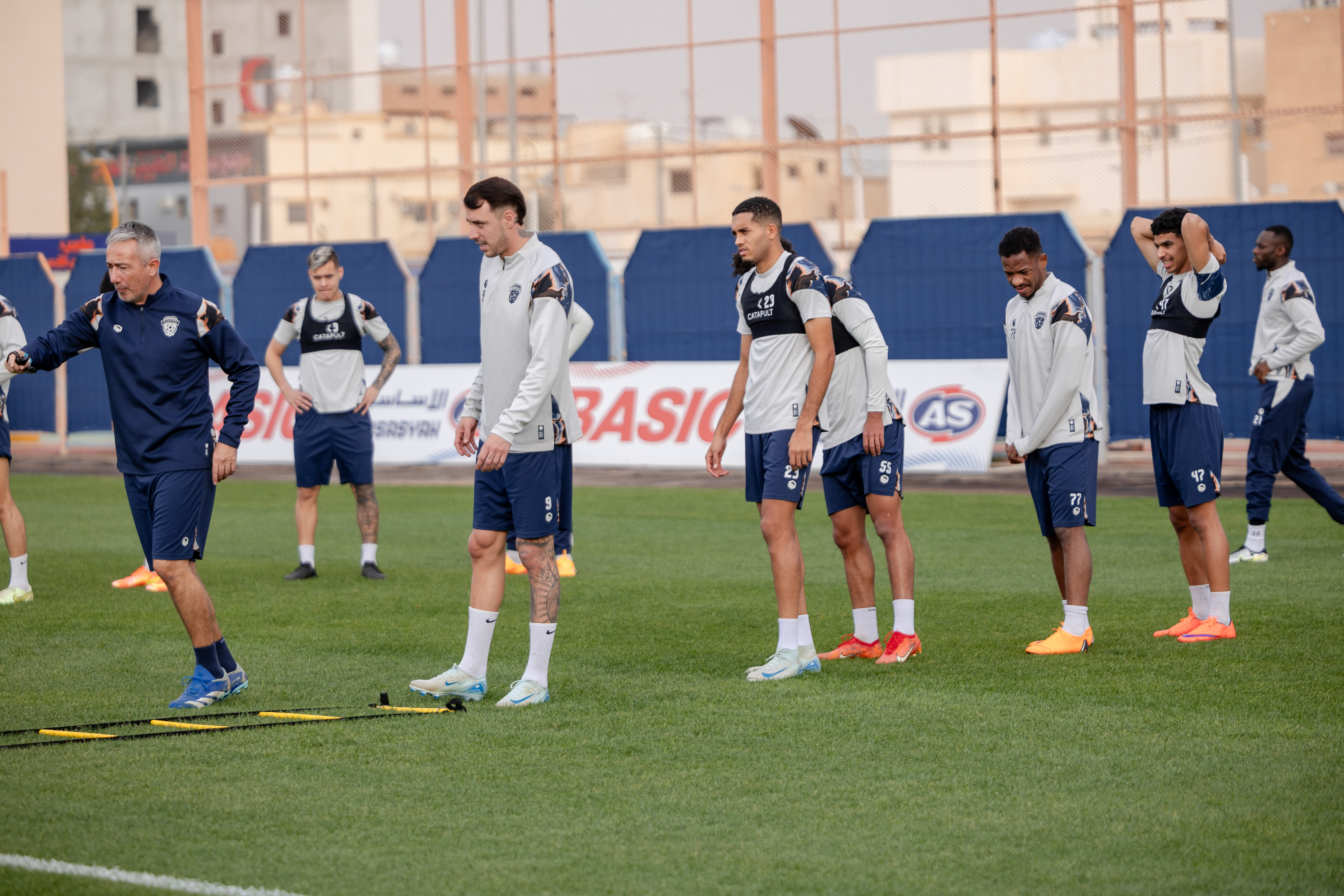 الفيحاء يجري مرانه الرئيس استعداداً لمواجهة النصر