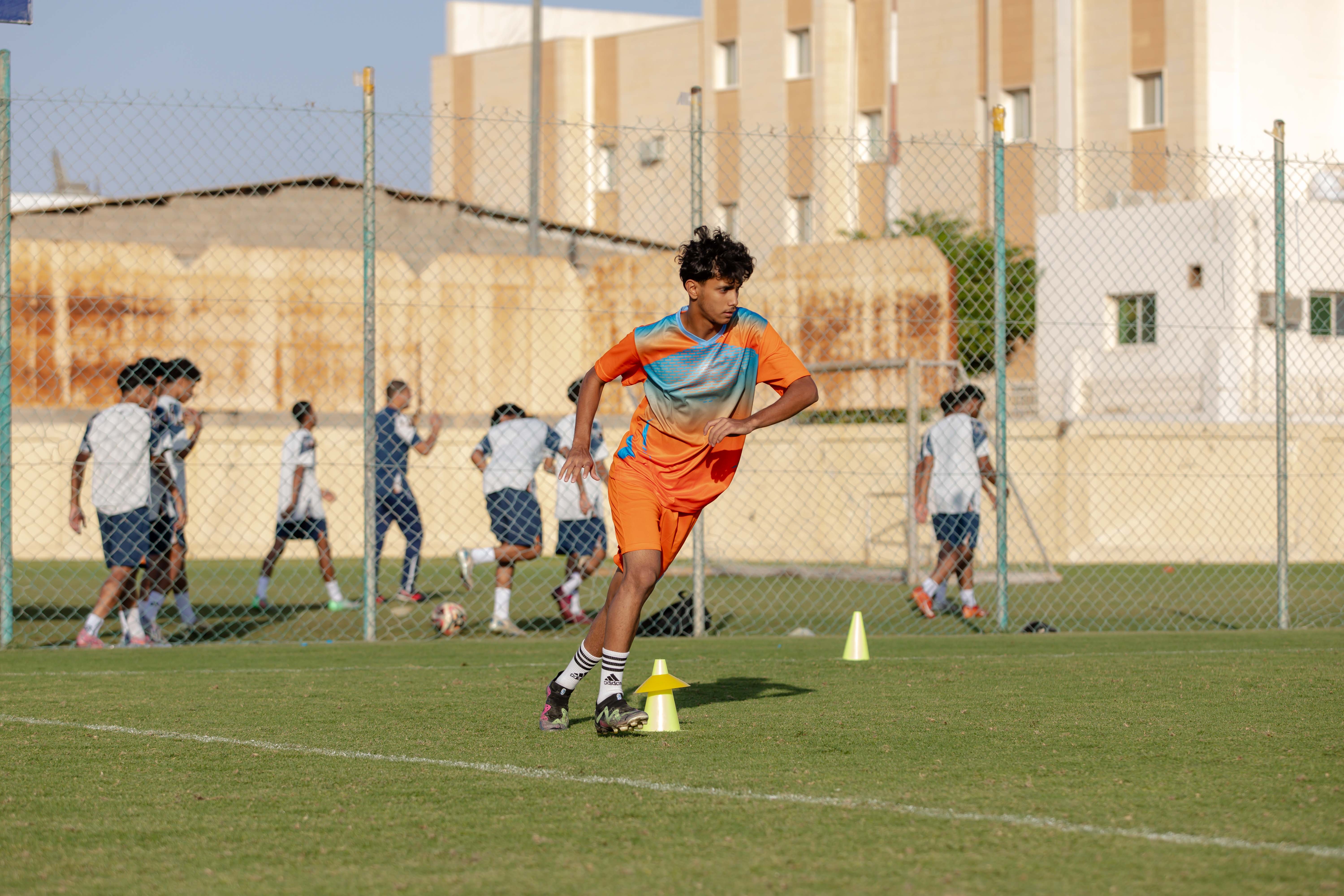 الفيحاء تحت 17 سنة يجري تمرينه الرئيس لمواجهة نظيره نادي الانصار