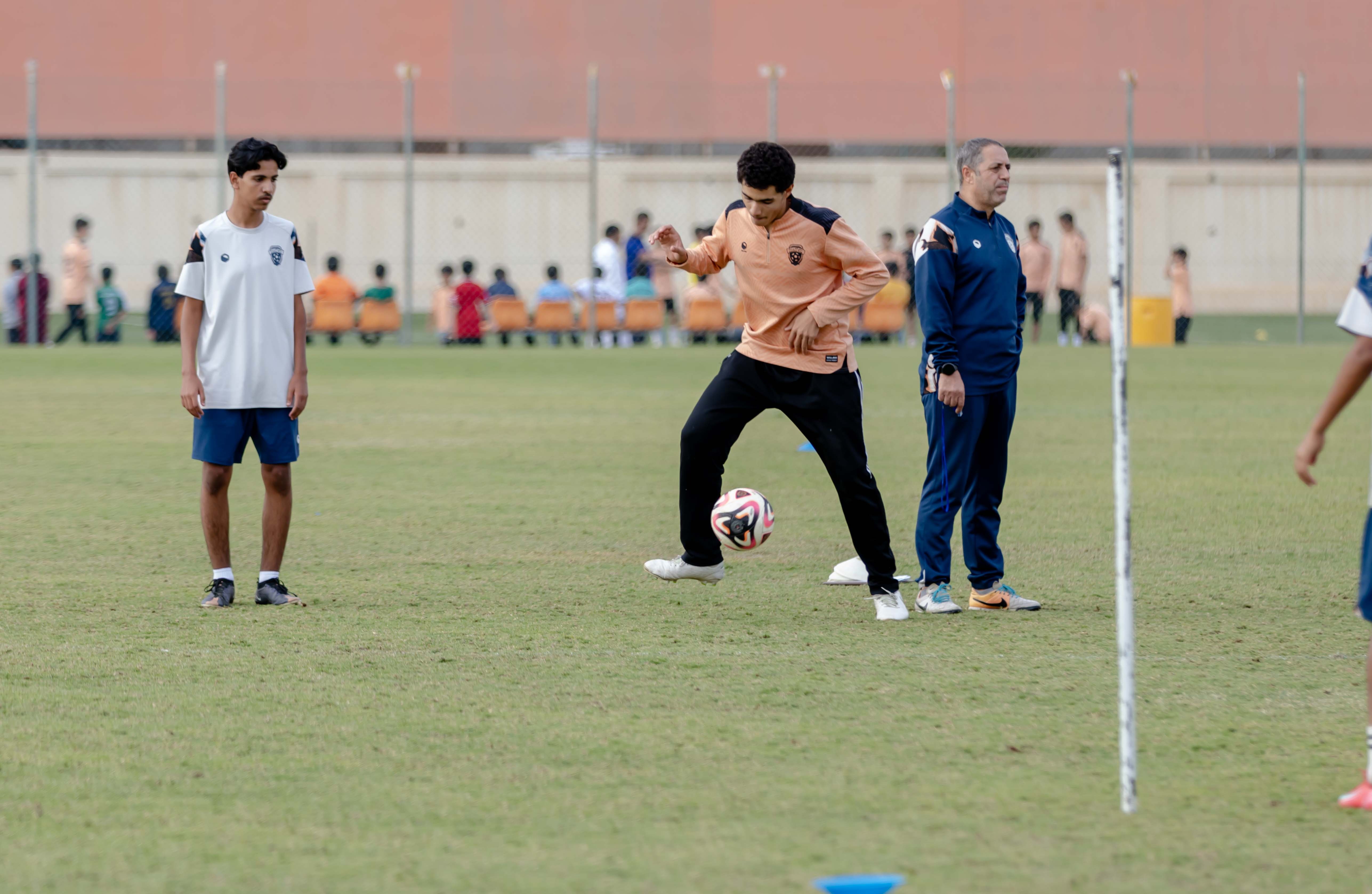 الفيحاء تحت 15 سنة يجري تمرينه الرئيس لمواجهة نظيره نادي الهلال