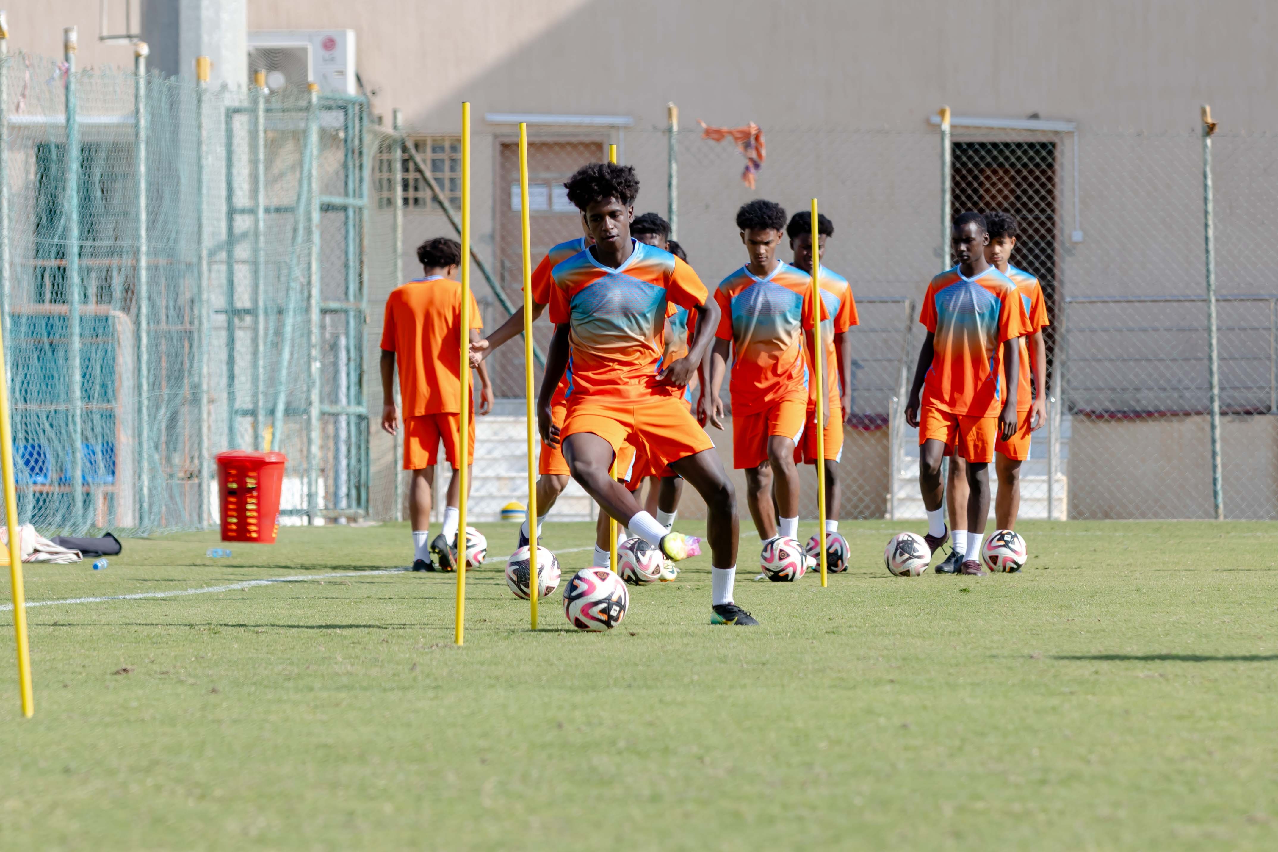 الفيحاء تحت 17 سنة يجري تمرينه الرئيس لمواجهة نظيره نادي القنفذة