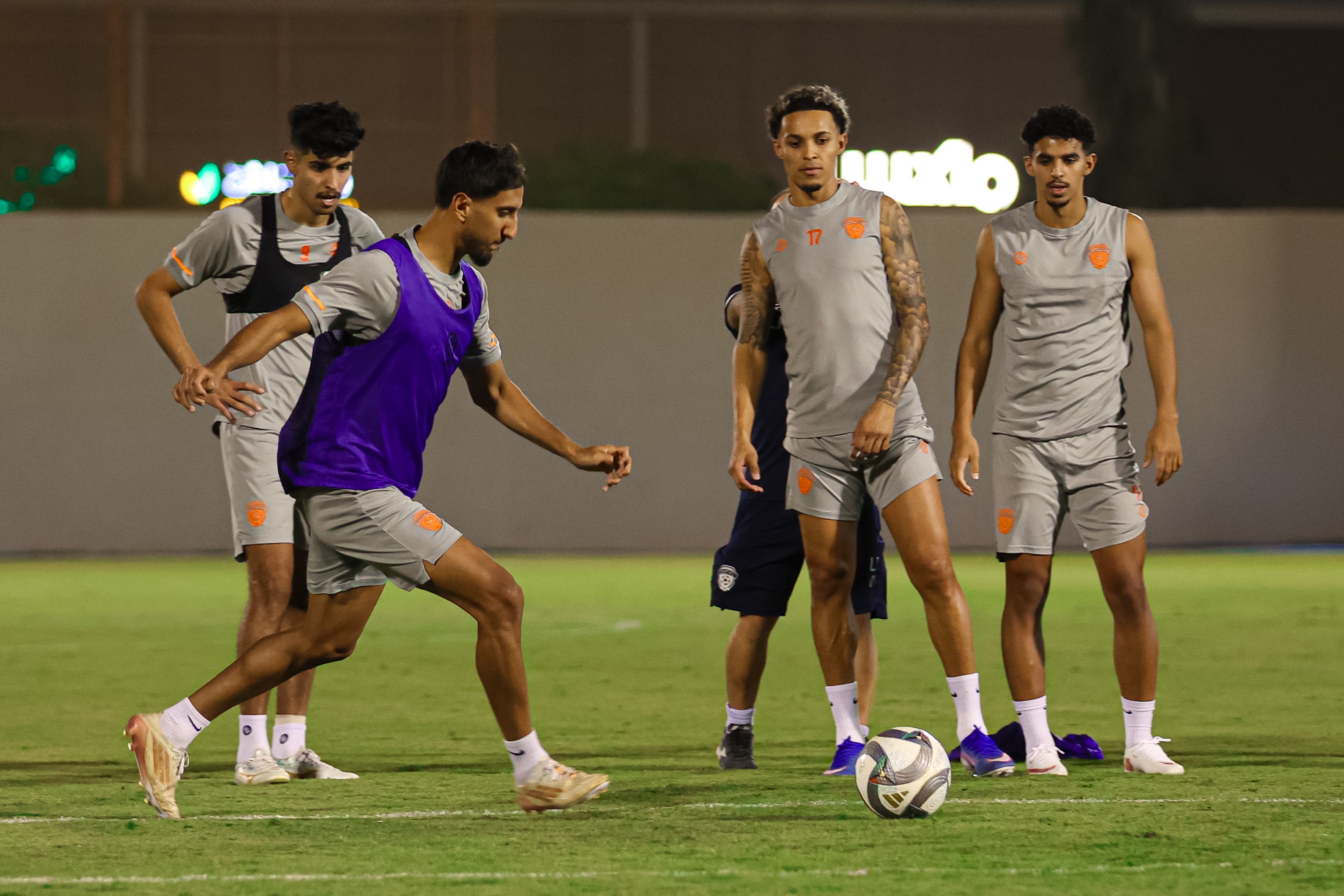 الفيحاء يجري مرانه الرئيس استعداداً لمواجهة الخلود