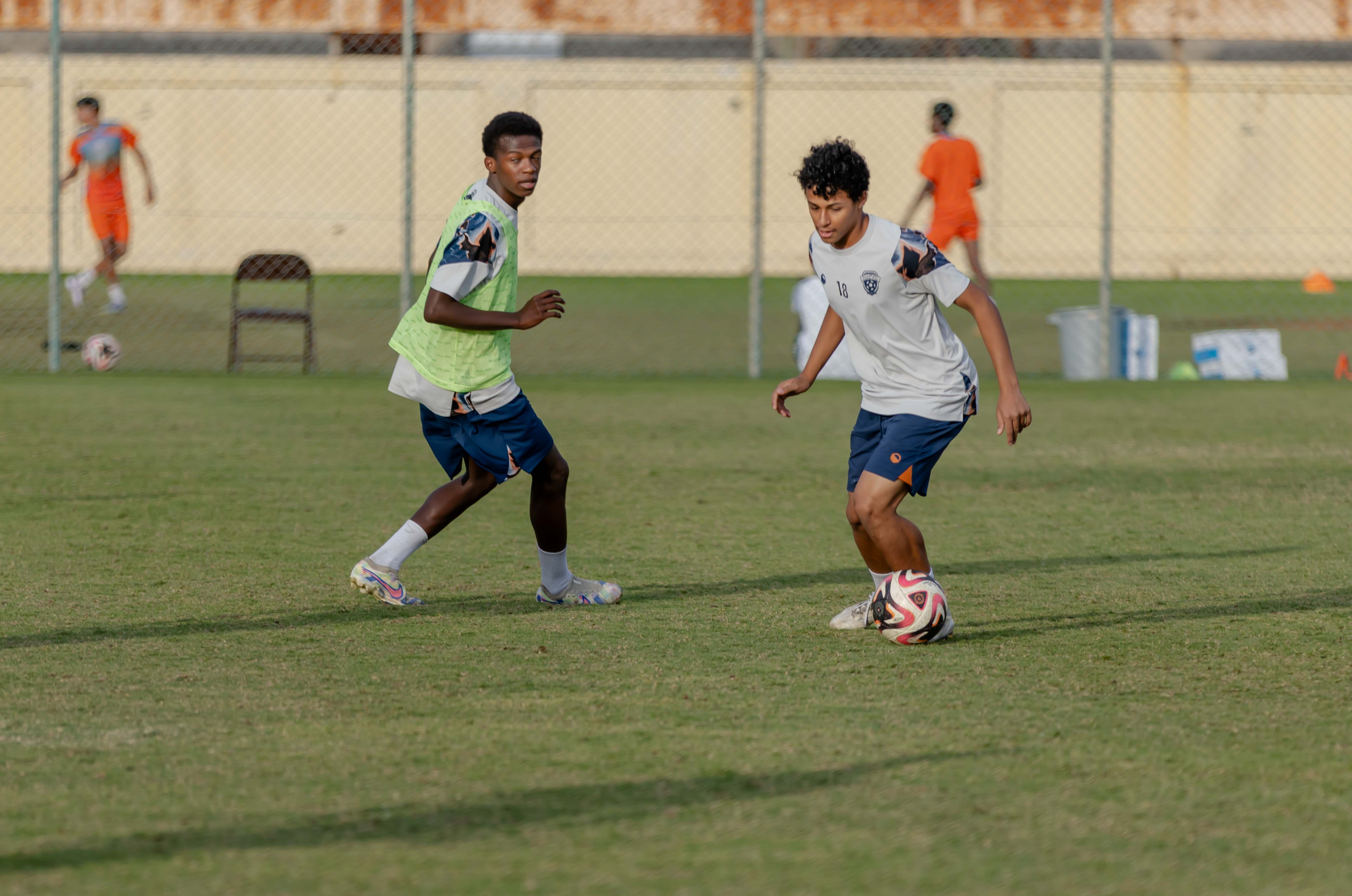 الفيحاء تحت 15 سنة يجري تمرينه الرئيس لمواجهة نظيره نادي الهلال