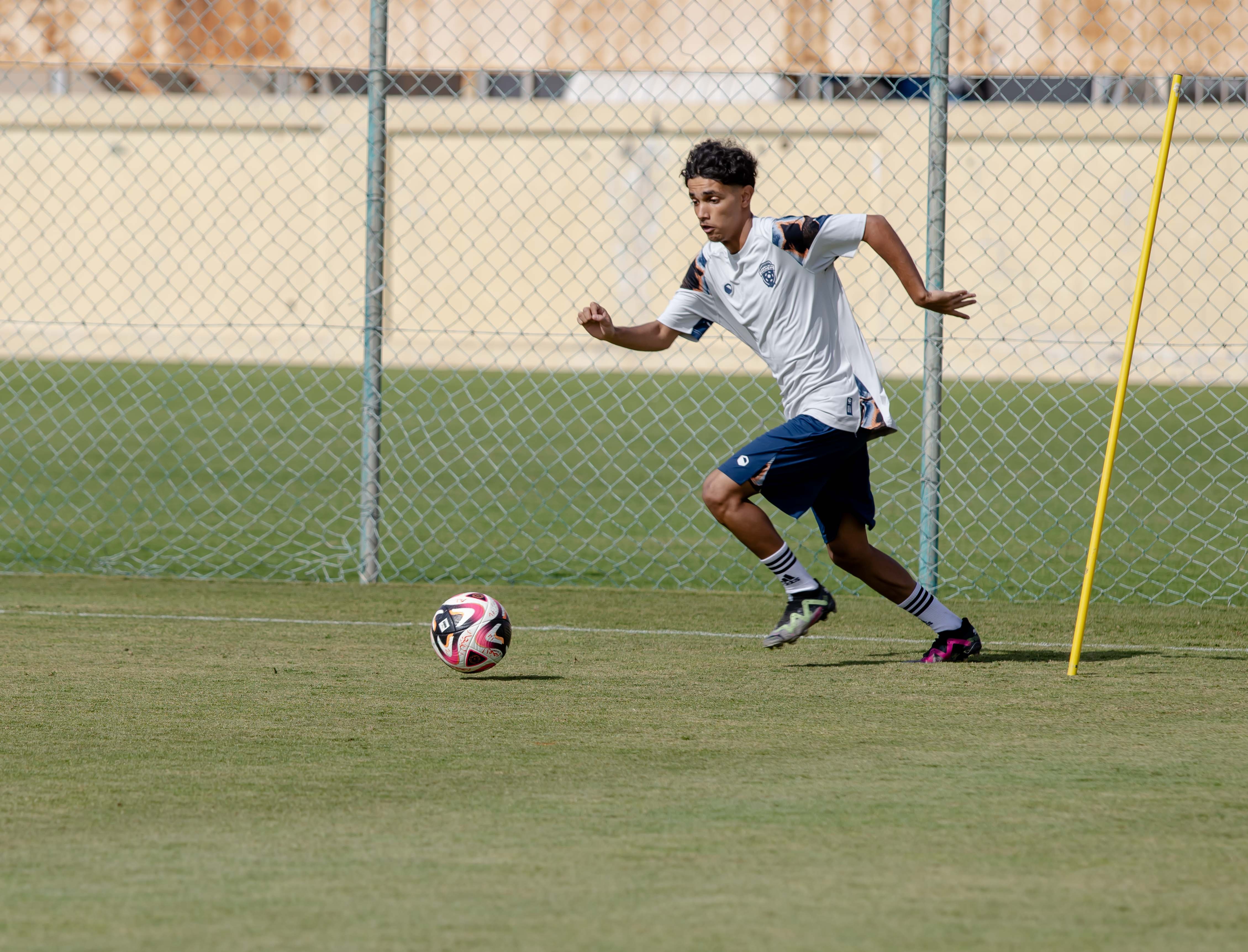 الفيحاء تحت 17 سنة يجري تمرينه الرئيس لمواجهة نظيره نادي الامجاد