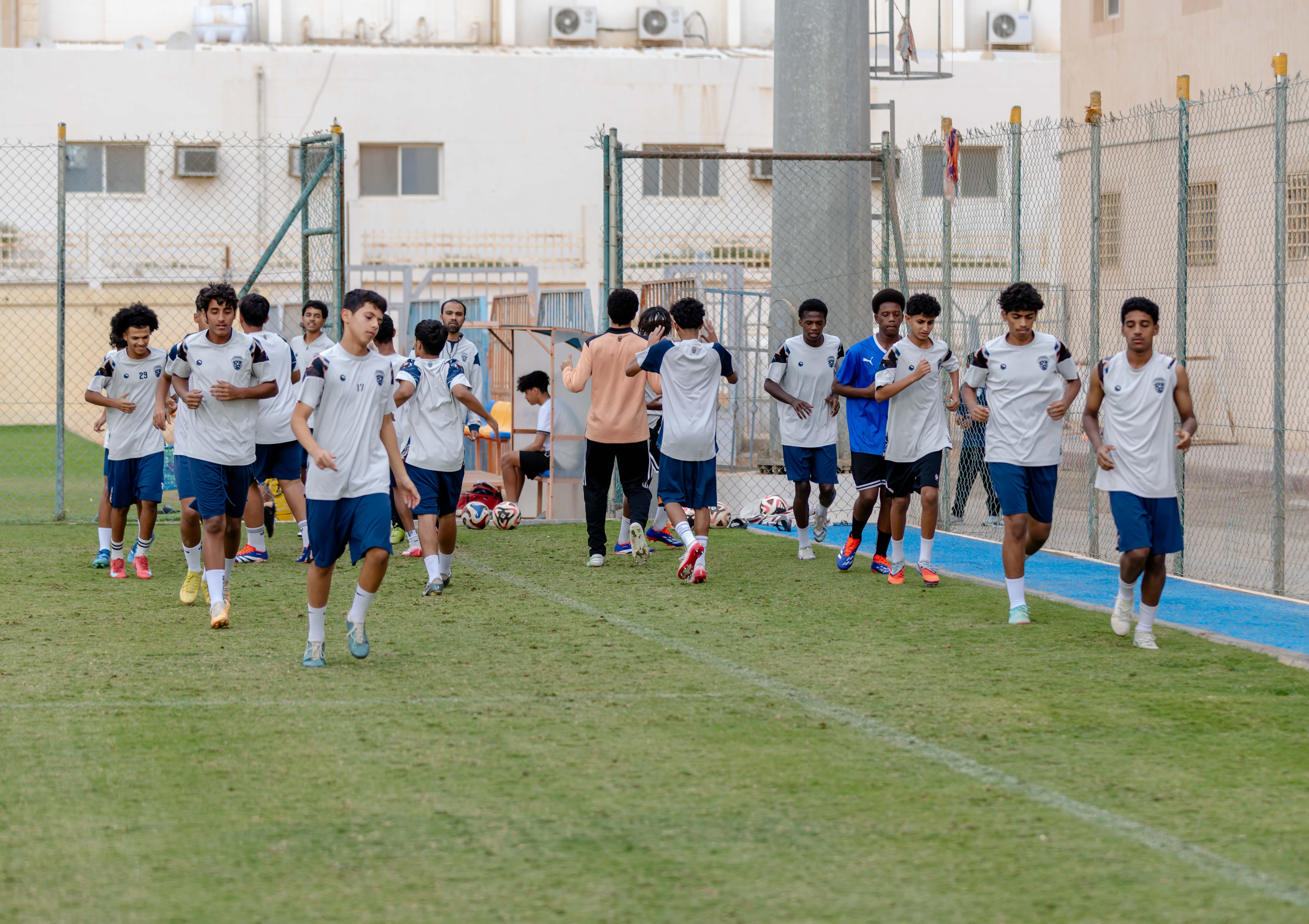 الفيحاء تحت 15 سنة يجري تمرينه الرئيس لمواجهة نظيره نادي الهلال