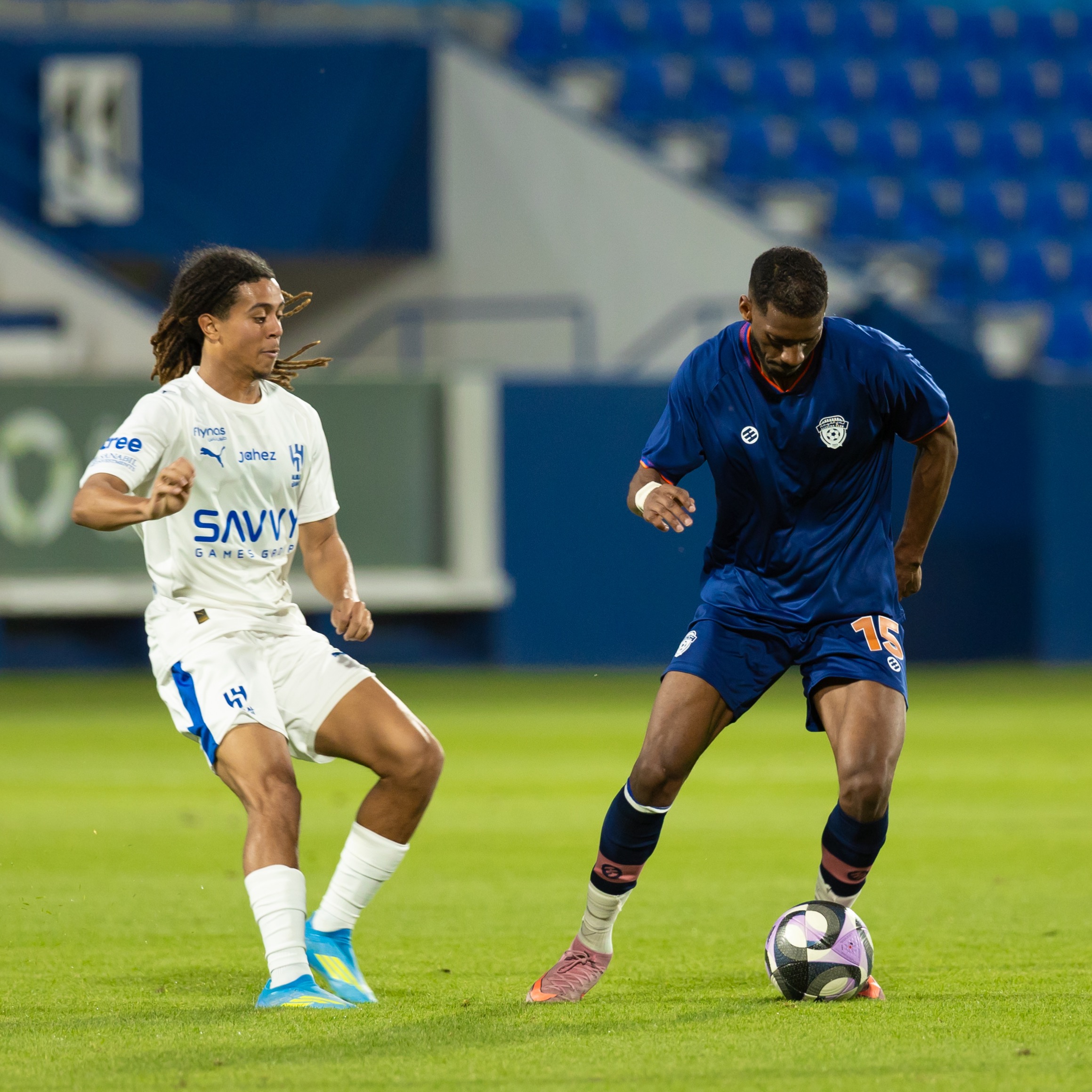 الفيحاء يخسر ودية الهلال بهدفين مقابل هدف