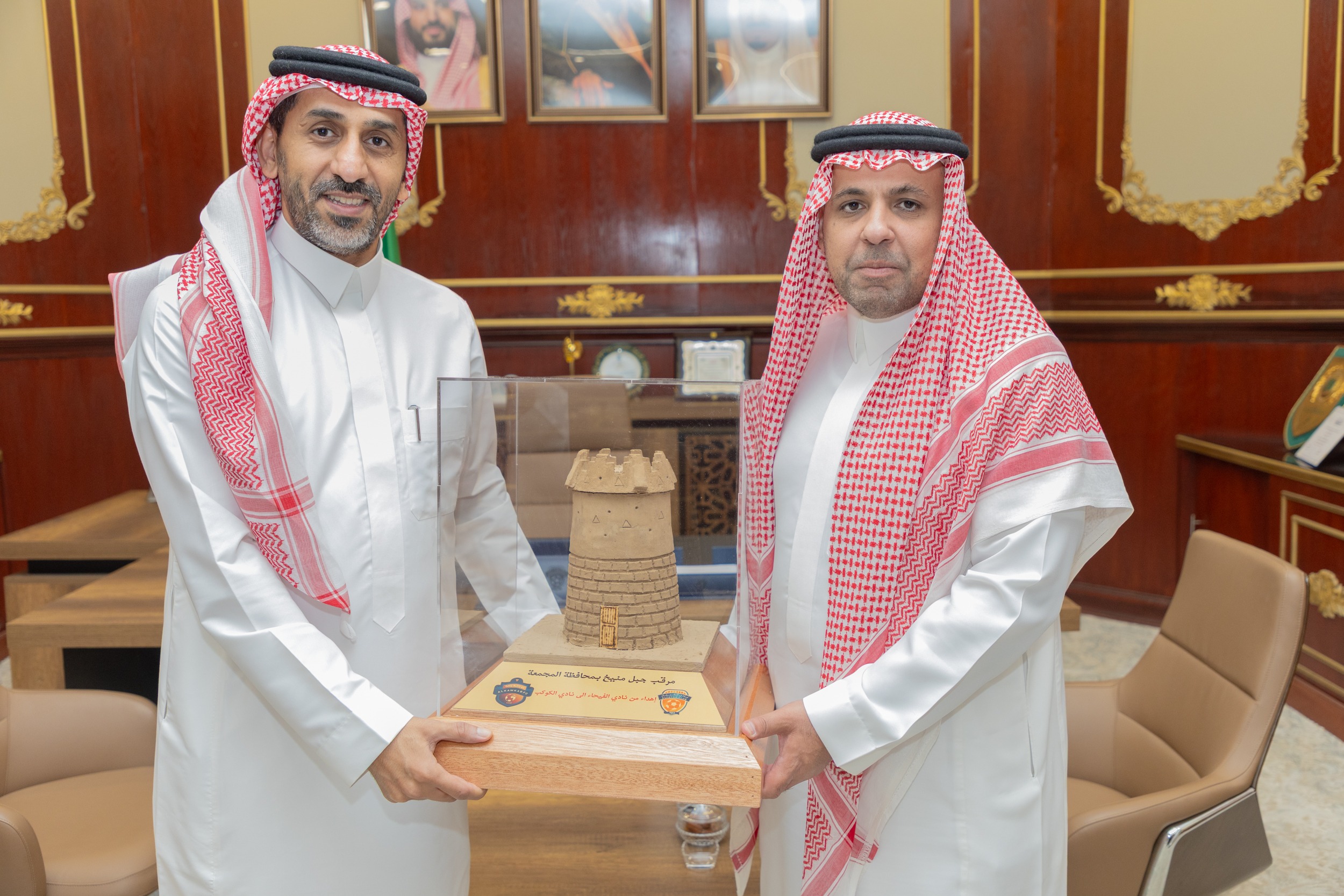 رئيس نادي الكوكب المهندس يزيد بن ناصر الزعاقي يزور الفيحاء