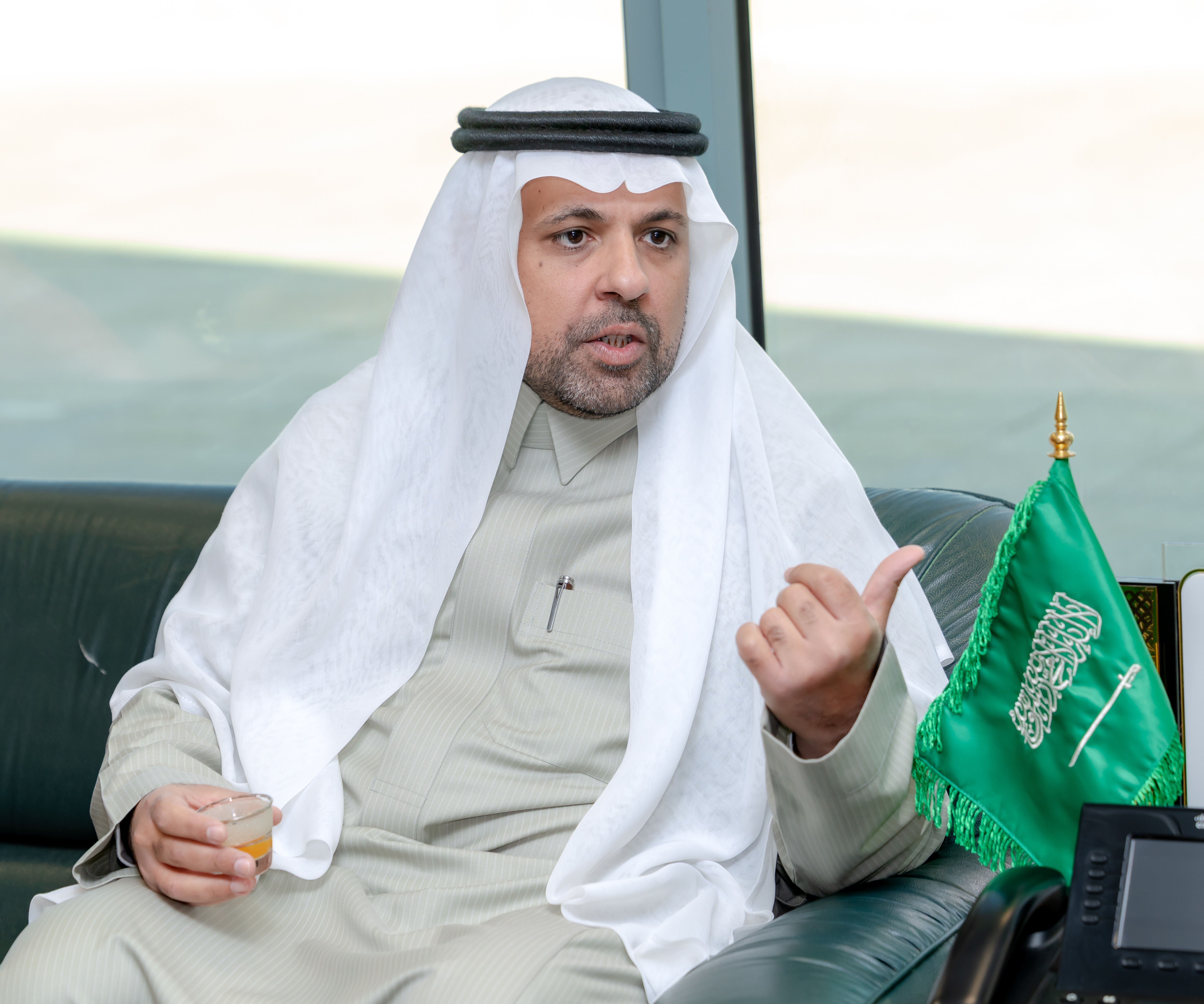 رئيس مجلس الإدارة الدكتور توفيق بن صالح المديهيم يزور وكيل جامعة المجمعة للتنمية والاستثمار الأستاذ الدكتور مسلّم بن محمد الدوسري .