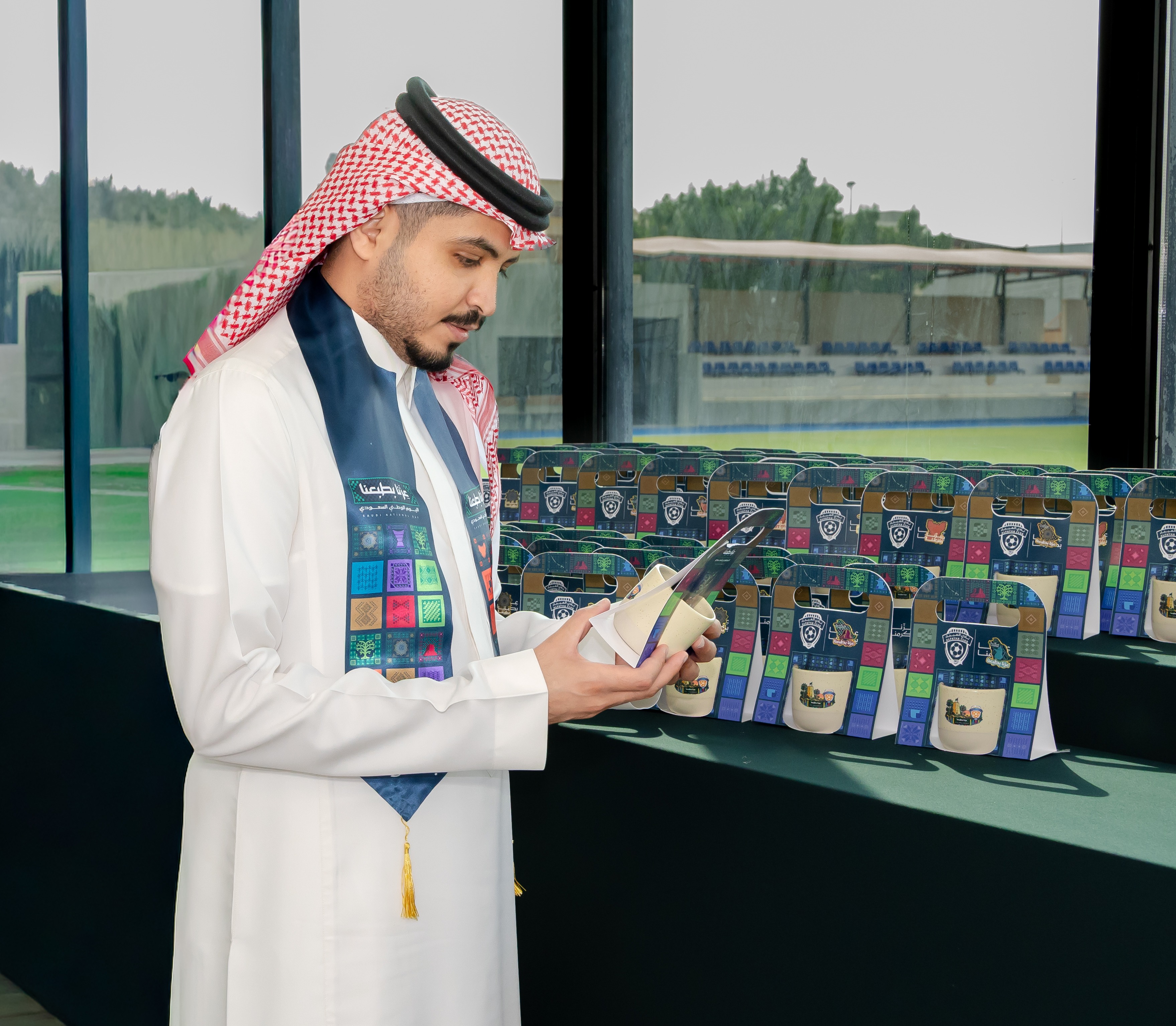 الفيحاء يحتفل باليوم الوطني السعودي