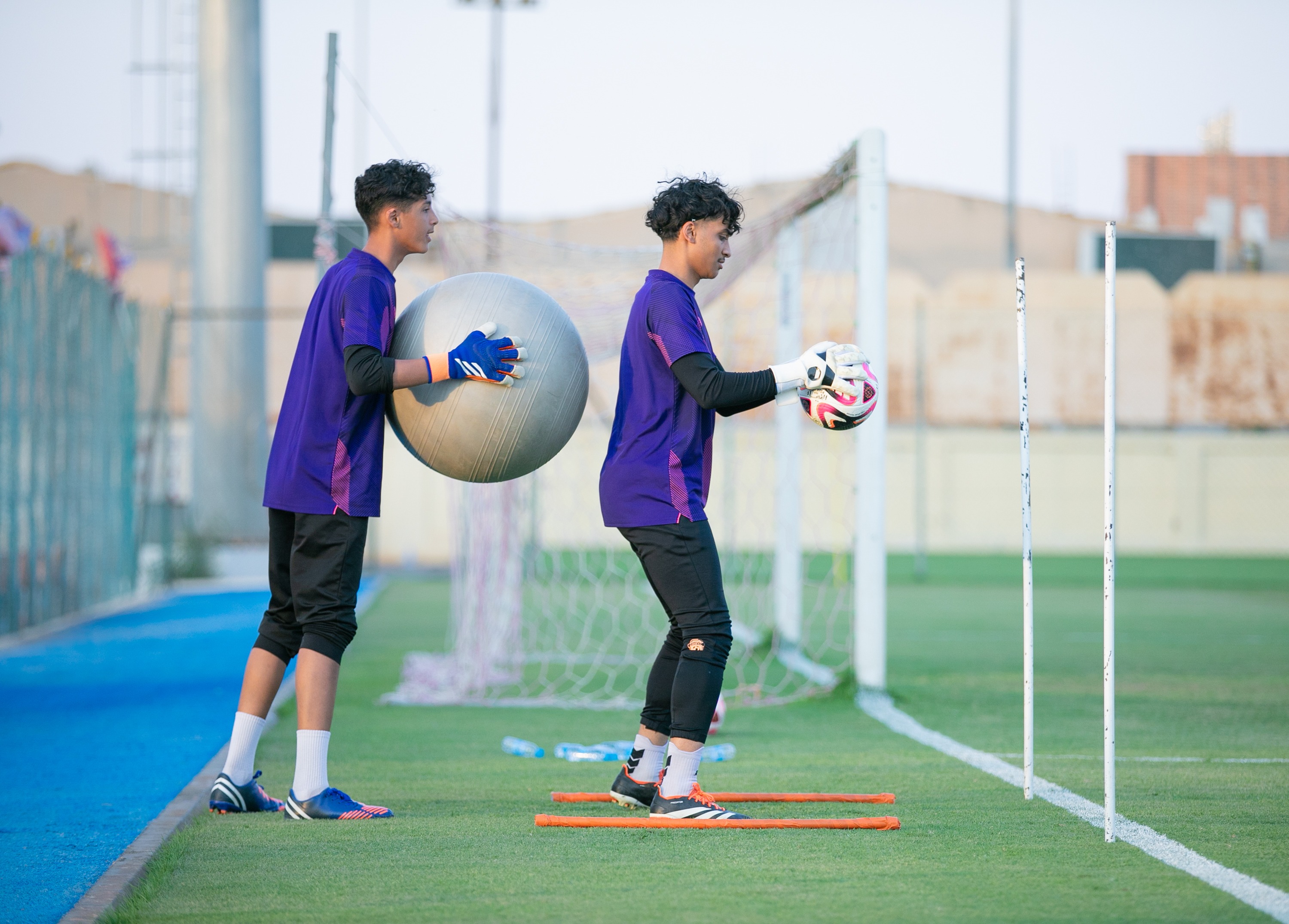 الفيحاء تحت 17 سنة يواصل تحضيراته اليومية لمواجهة نظيره نادي الجيل