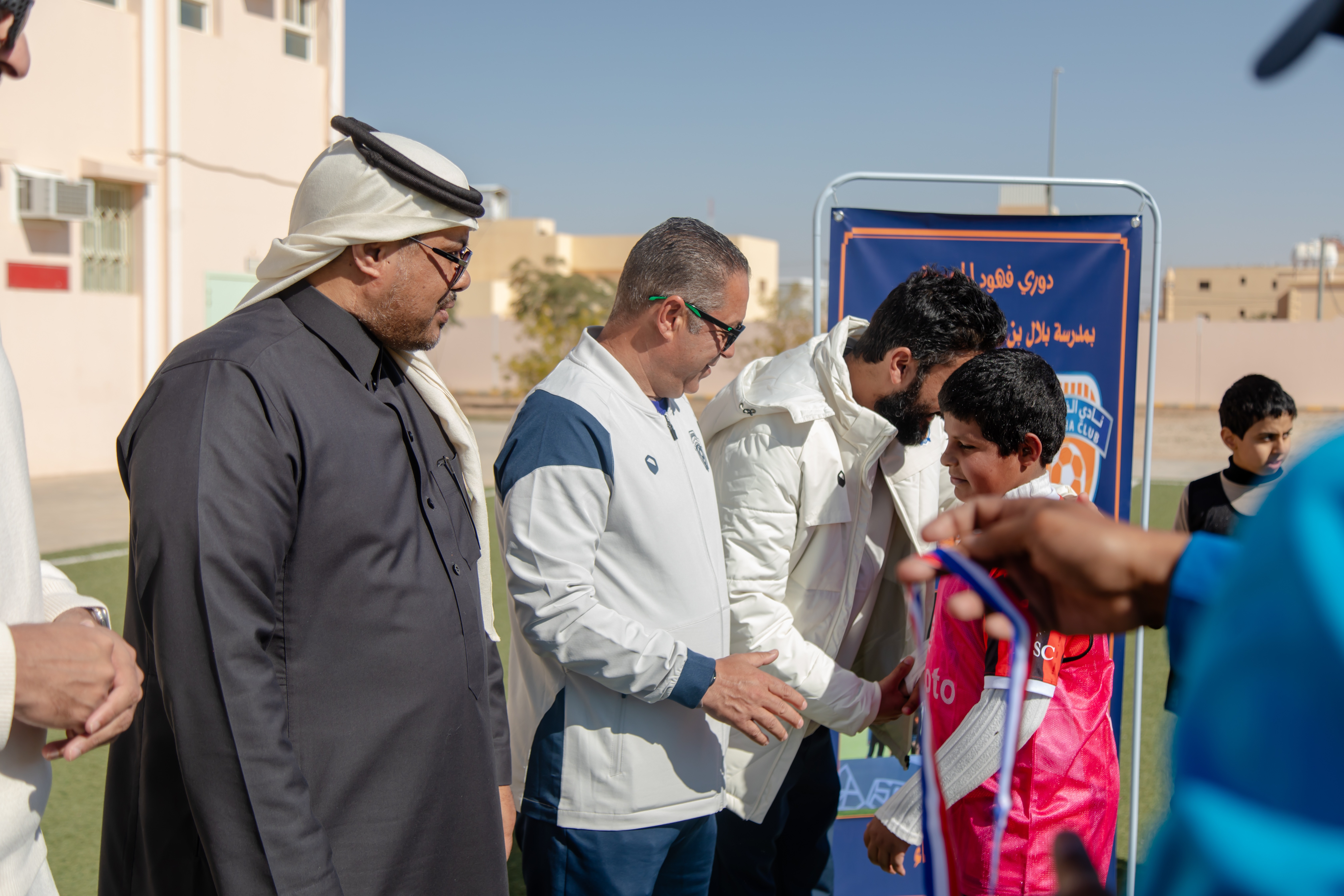 في إطار مبادرة الحضور الجماهيري التي ينظمها مجلس الجمهور الفيحاوي، الفيحاء يرعى دوري "فهود المجمعة"