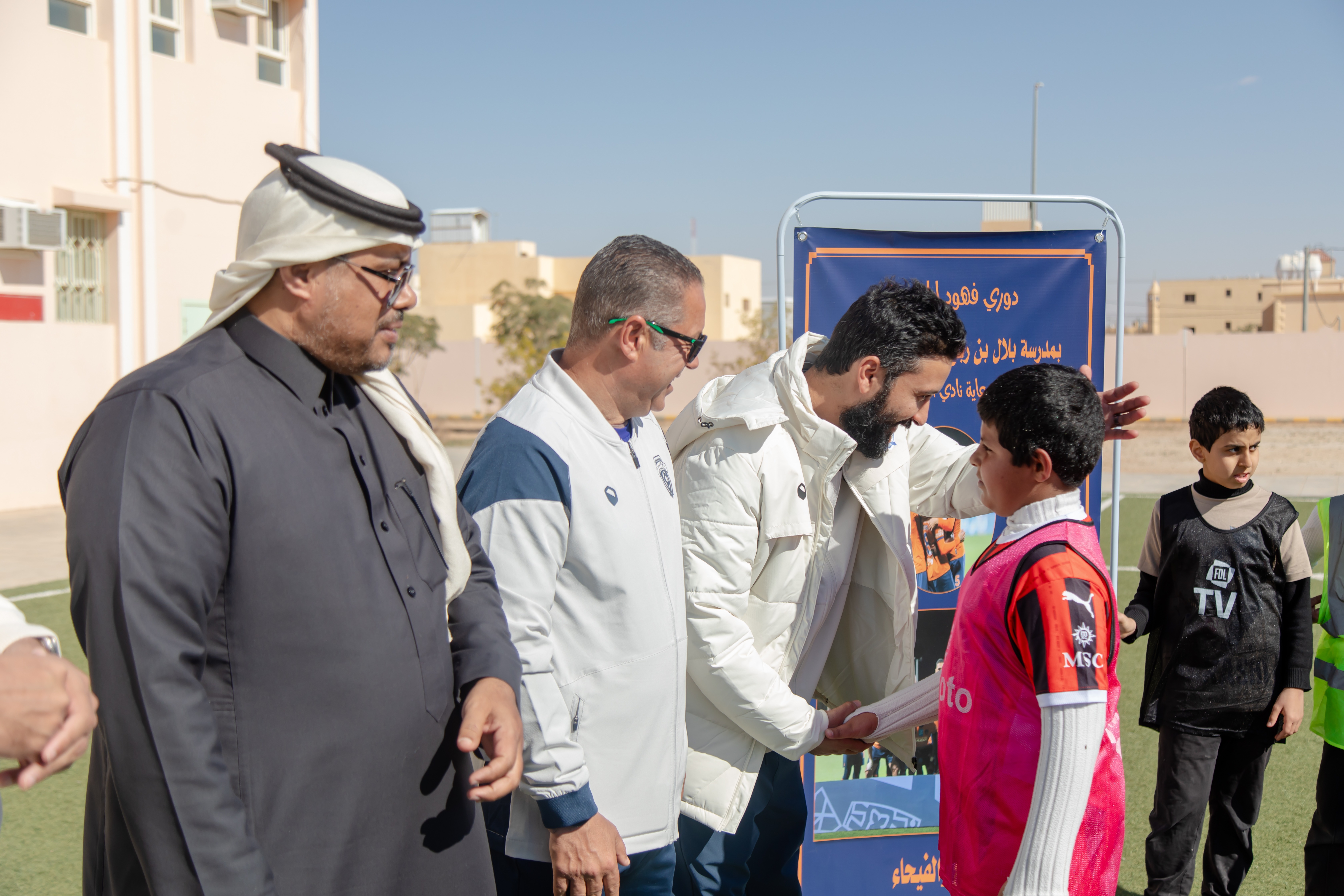 في إطار مبادرة الحضور الجماهيري التي ينظمها مجلس الجمهور الفيحاوي، الفيحاء يرعى دوري "فهود المجمعة"