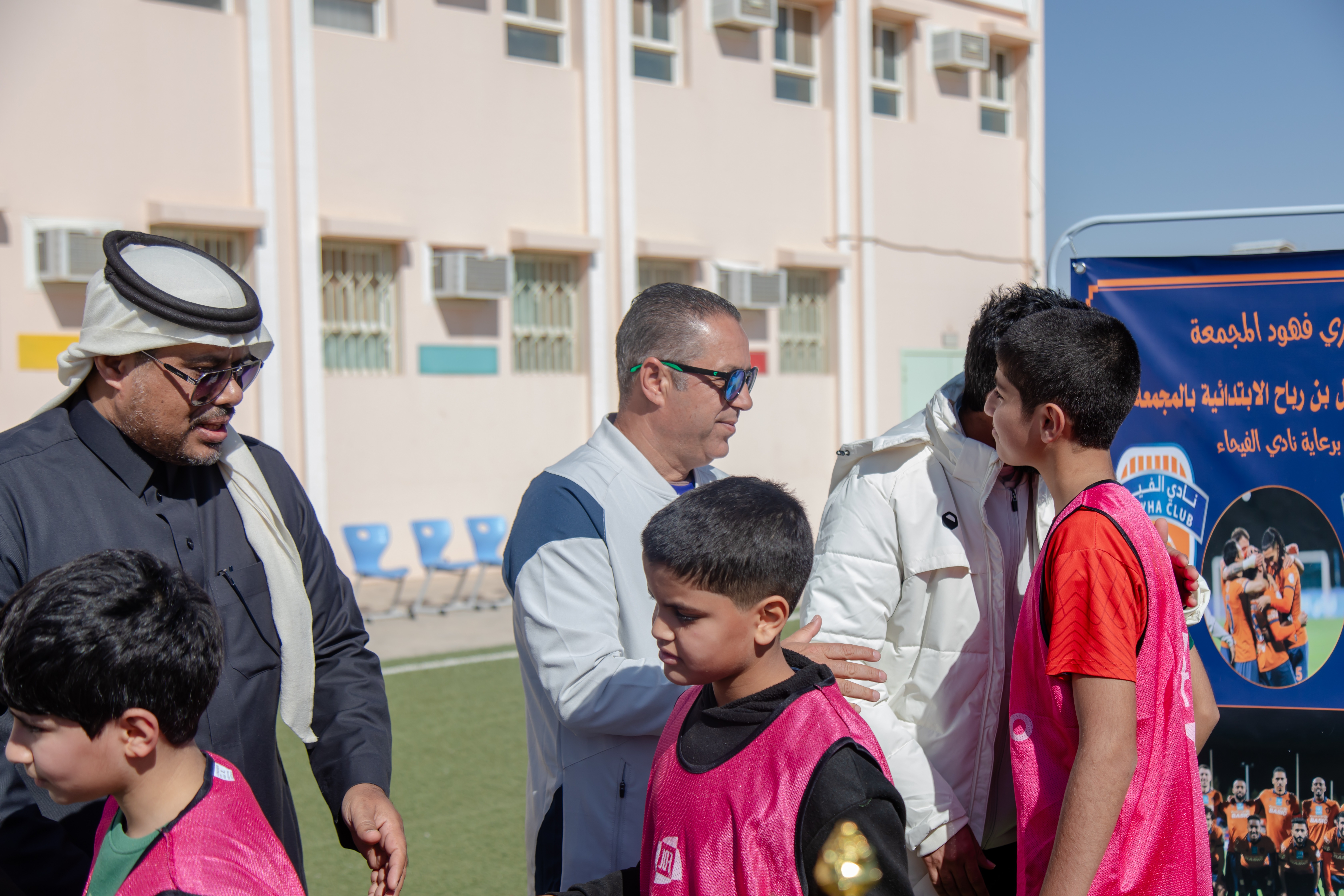 في إطار مبادرة الحضور الجماهيري التي ينظمها مجلس الجمهور الفيحاوي، الفيحاء يرعى دوري "فهود المجمعة"