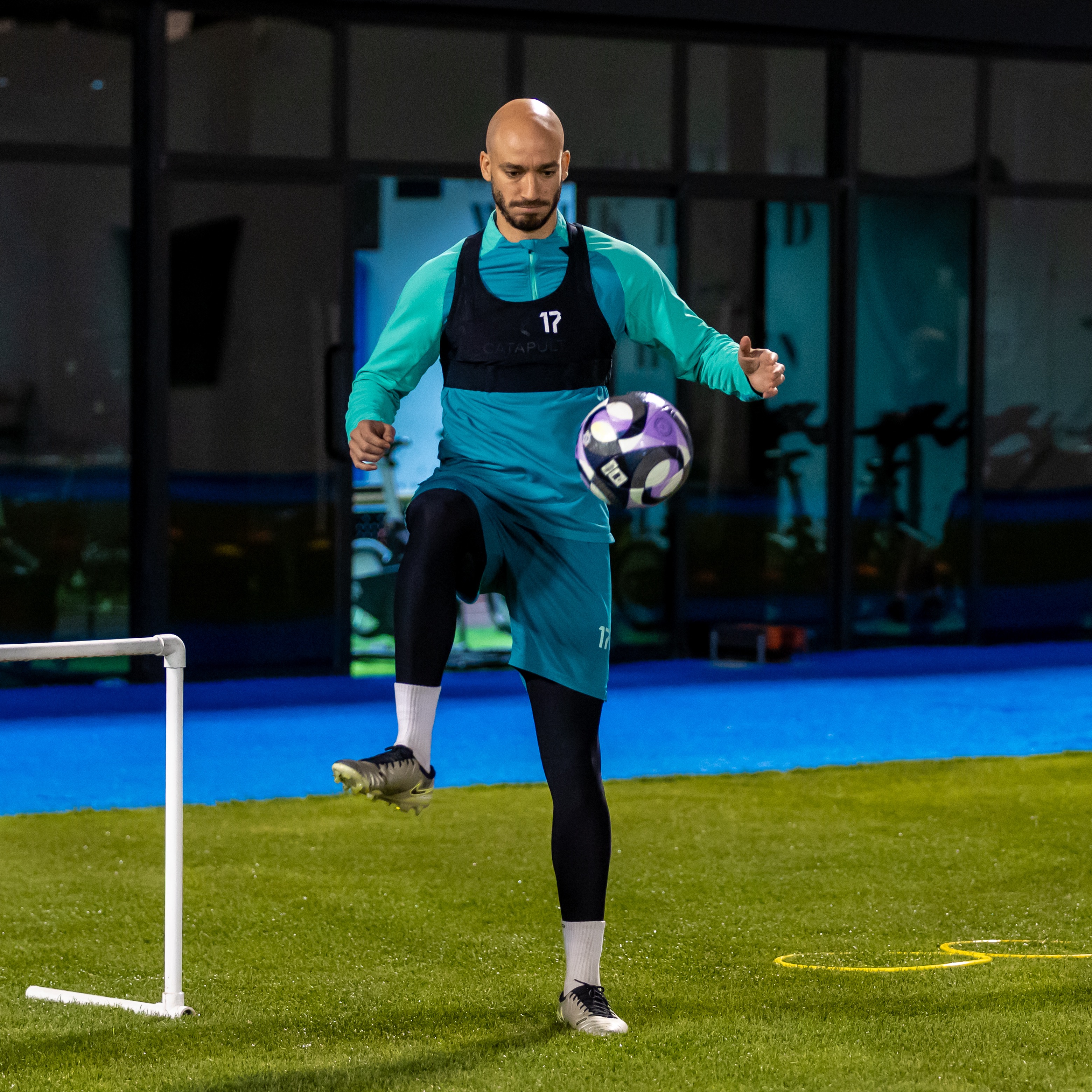 الفيحاء يجري حصة تدريبية مسائية اليوم الخميس