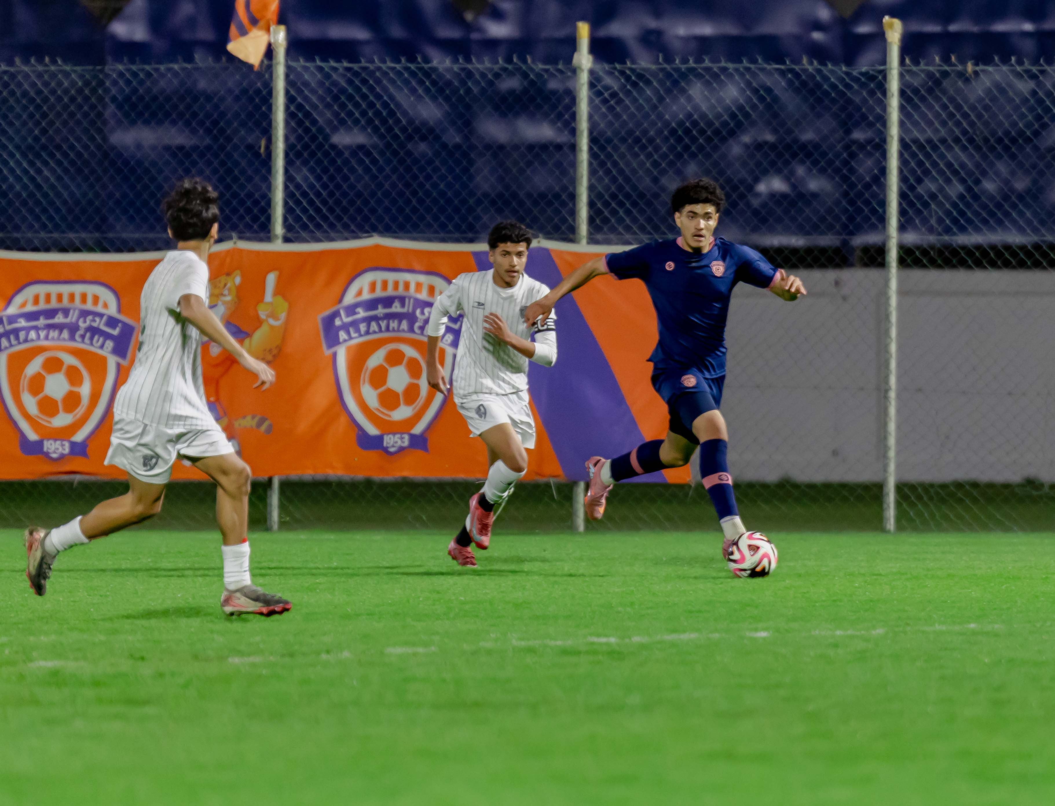 الفيحاء تحت 15 سنة يتعادل إيجابياً أمام نظيره نادي الطائي