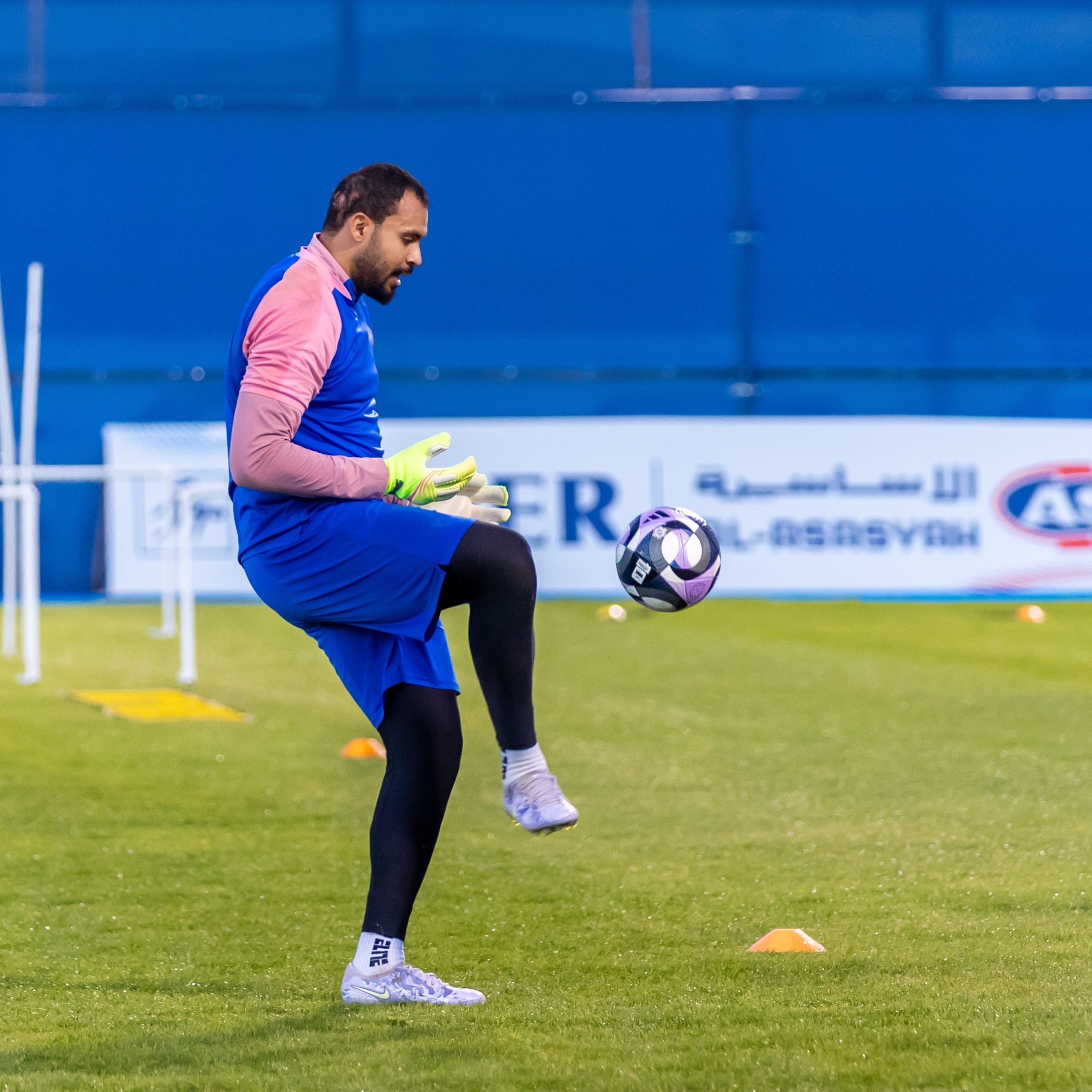 الفيحاء يجري مرانه الرئيس استعداداً لمواجهة الخلود