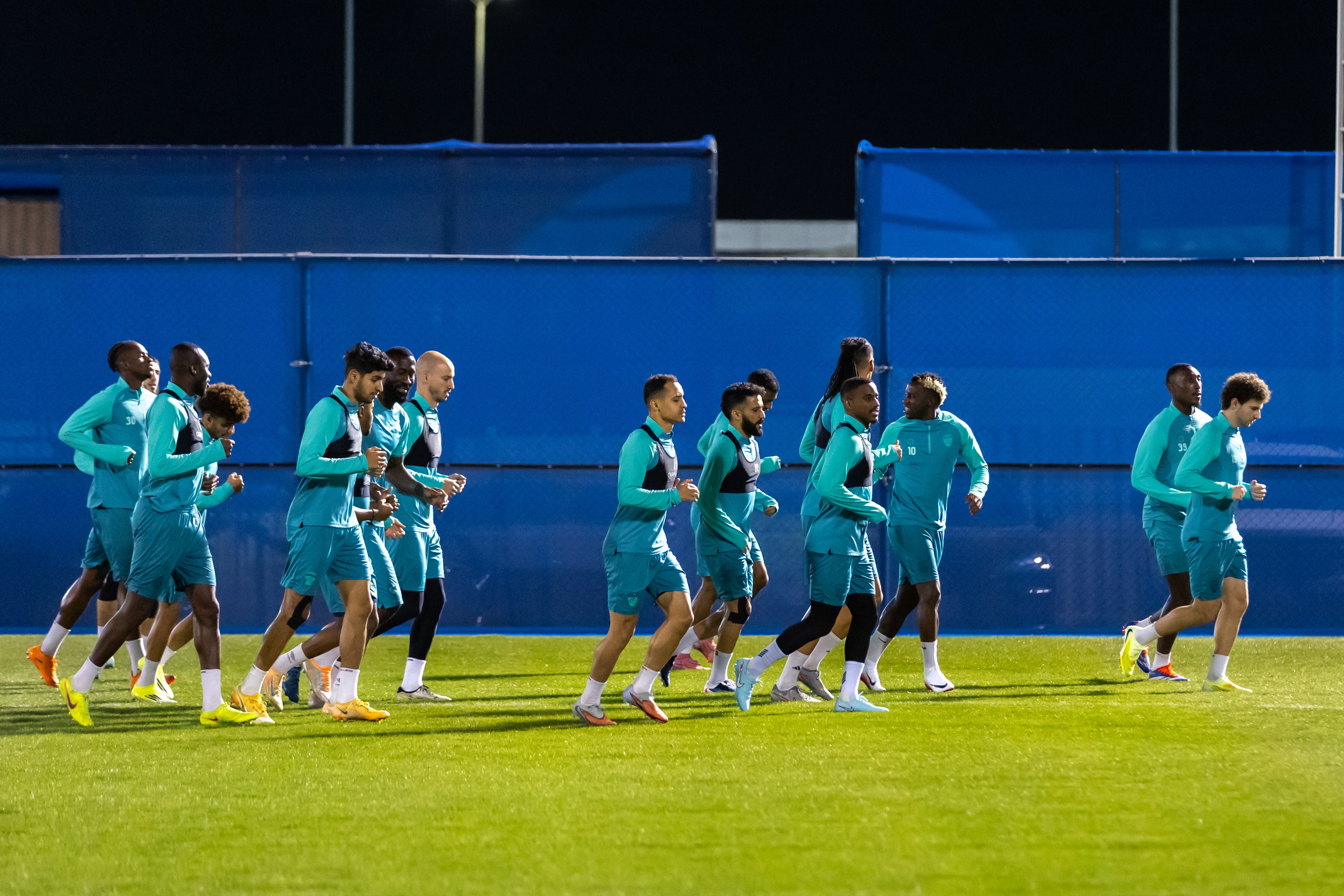 الفيحاء يجري مرانه الرئيس استعداداً لمواجهة التعاون