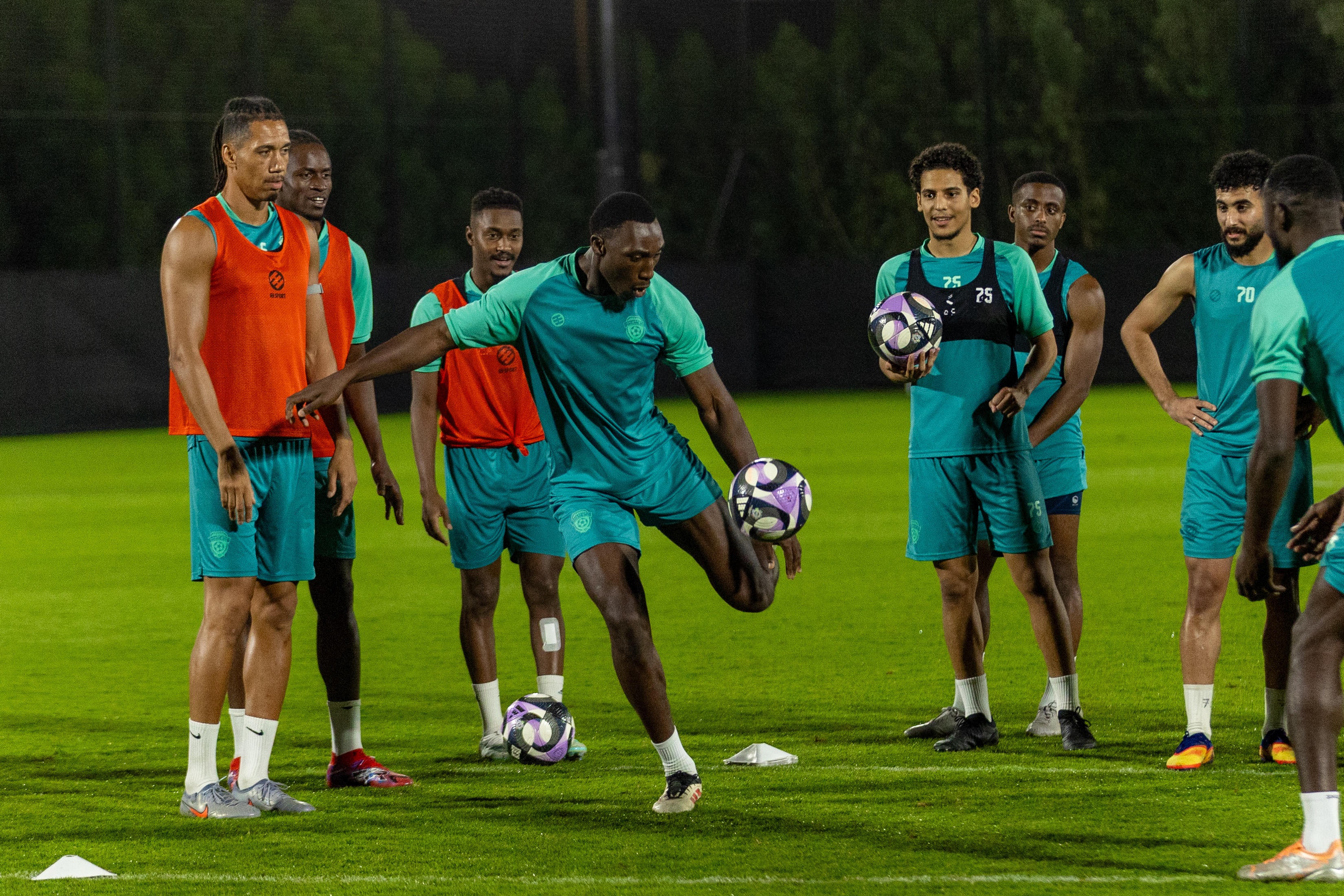 بحصتين صباحية ومسائية، الفيحاء يختتم استعداداته للبطائح الإماراتي