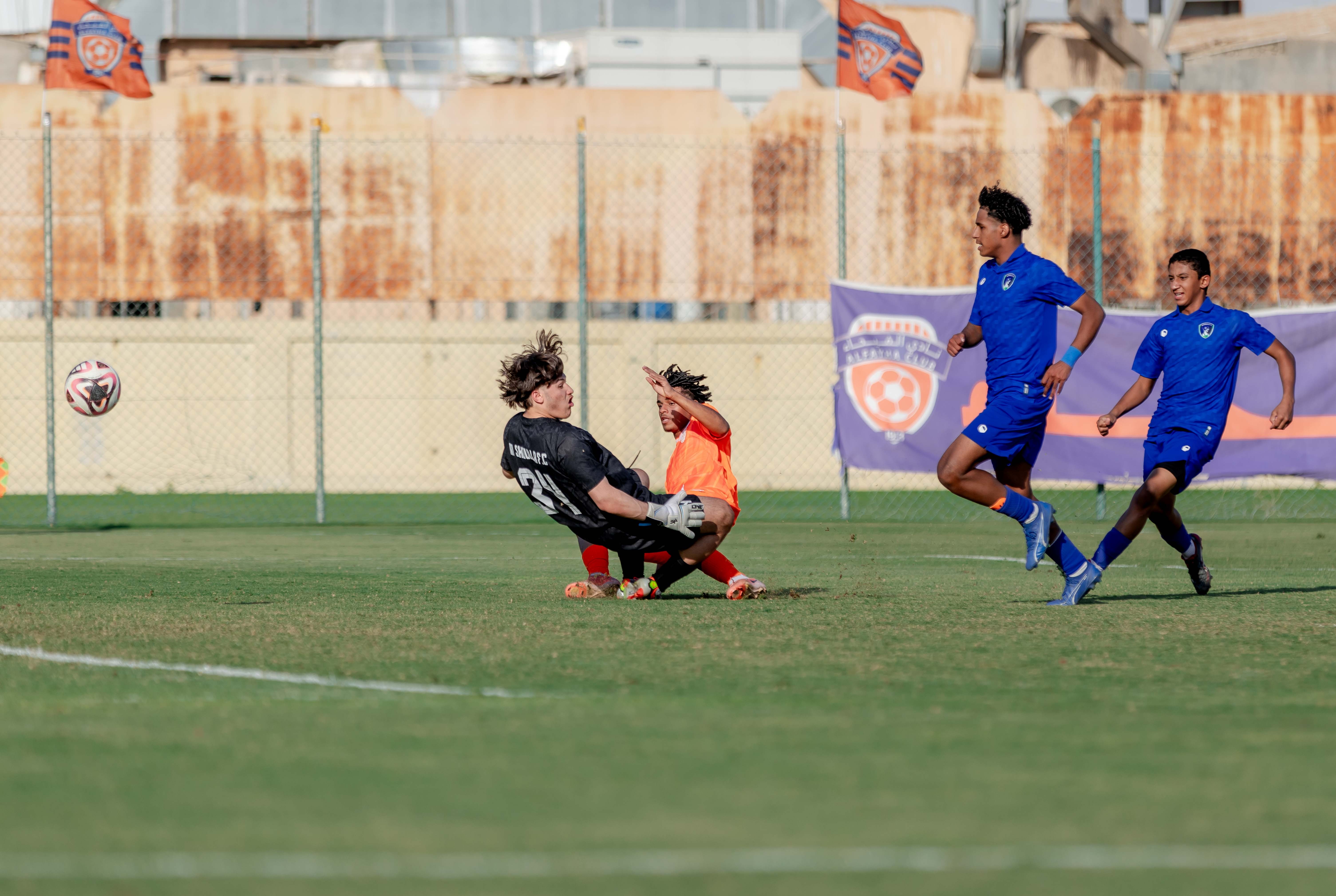الفيحاء تحت 17 سنة يكسب لقاء نظيره نادي الشعلة بستة أهداف