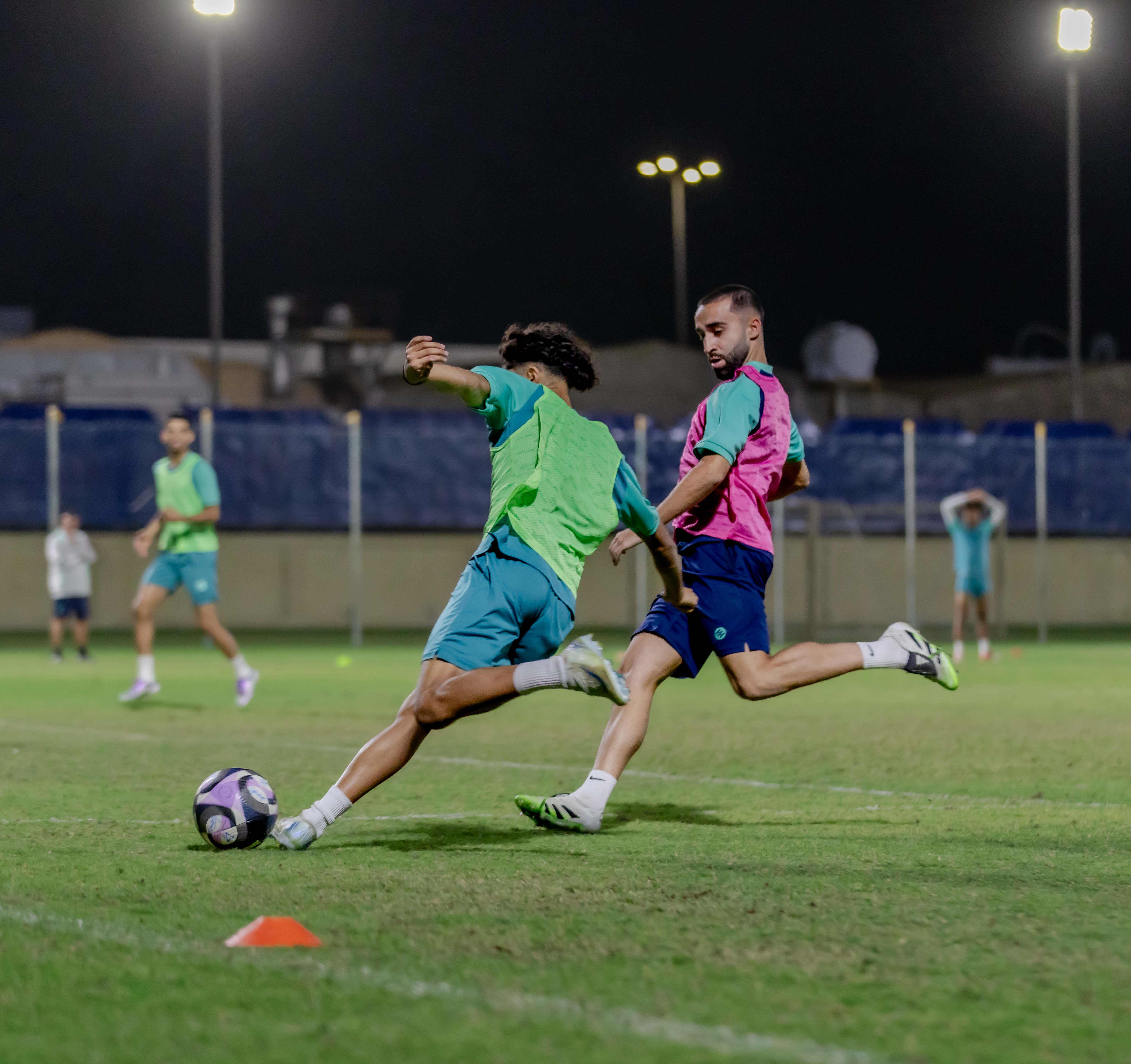 الفيحاء تحت 21 عامًا يُجري تمرينه الرئيس استعدادًا لملاقاة الجبلين .