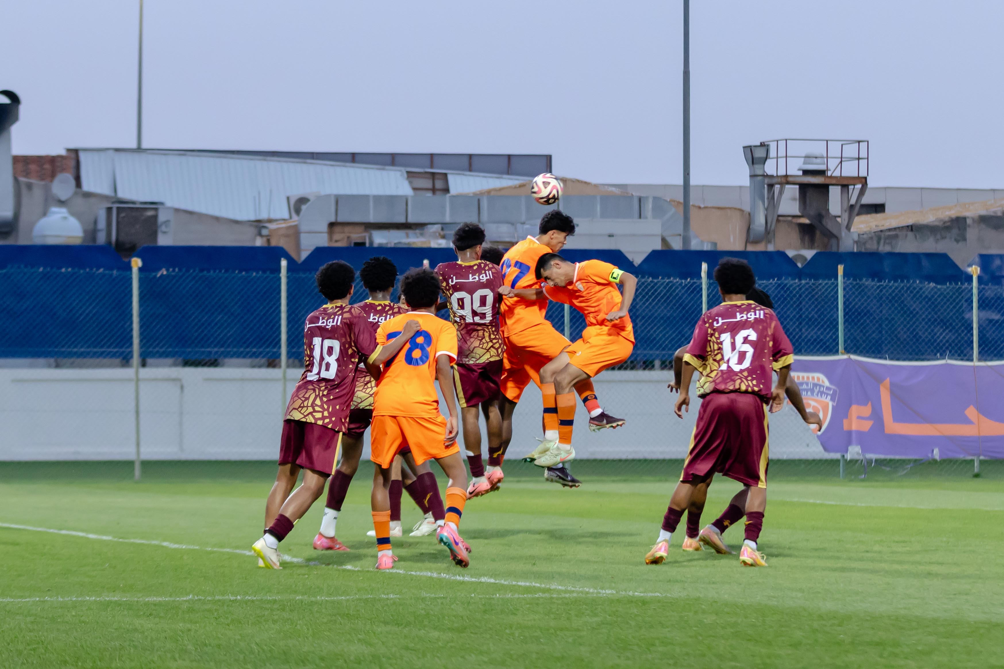 الفيحاء تحت 18 سنة يخسر لقاء نظيرة نادي الوطن