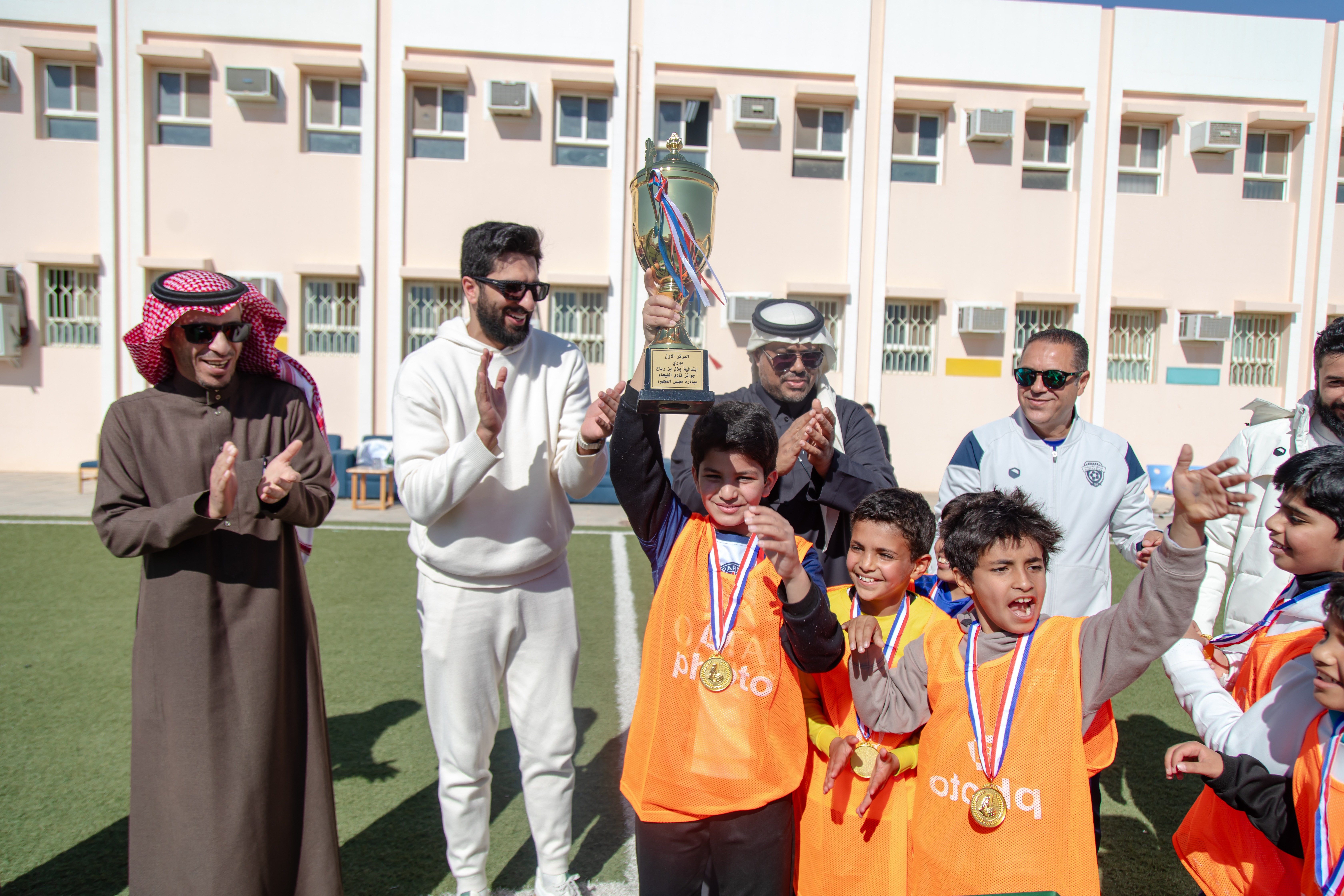 في إطار مبادرة الحضور الجماهيري التي ينظمها مجلس الجمهور الفيحاوي، الفيحاء يرعى دوري "فهود المجمعة"