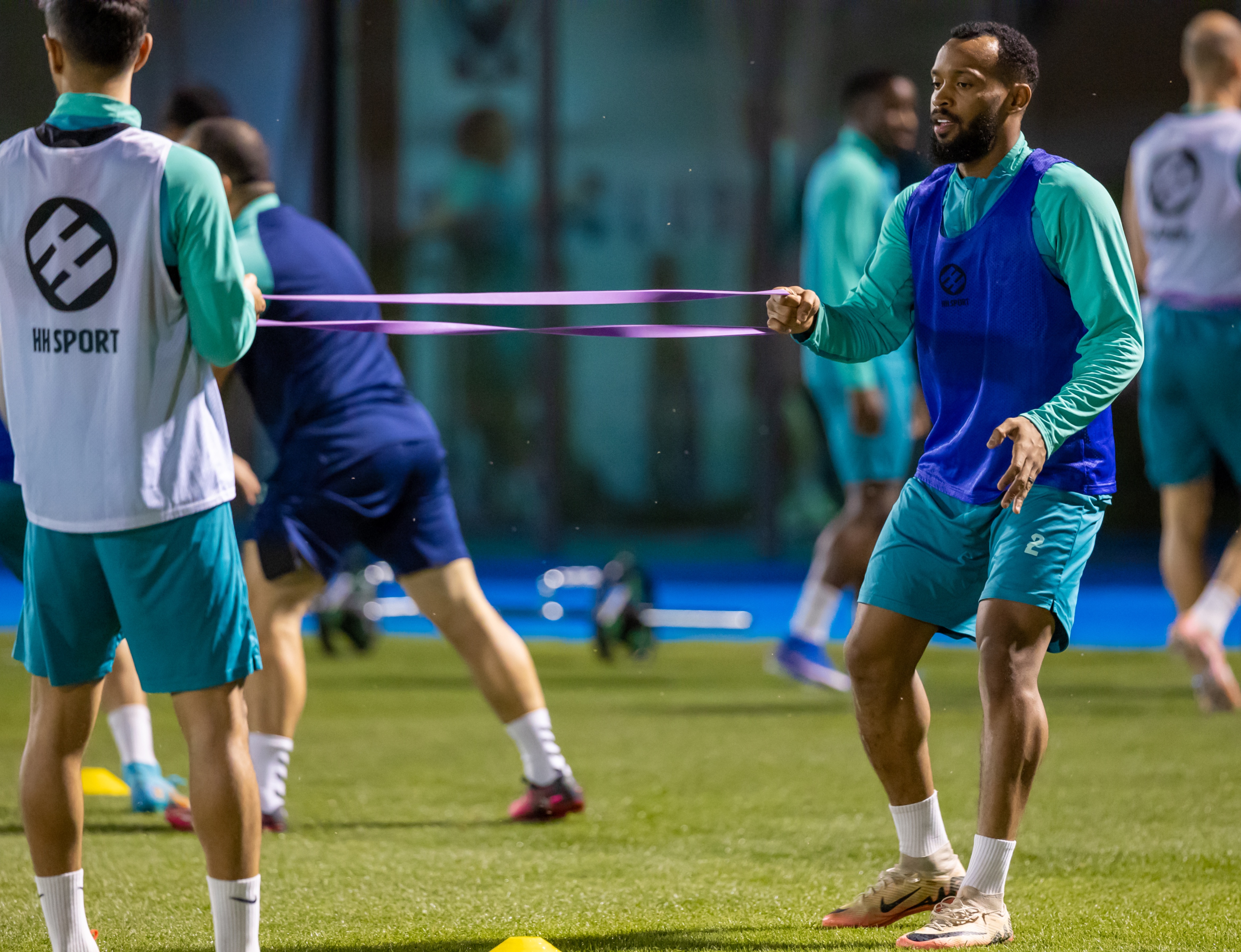 الفيحاء يواصل تدريباته اليومية بمقر النادي