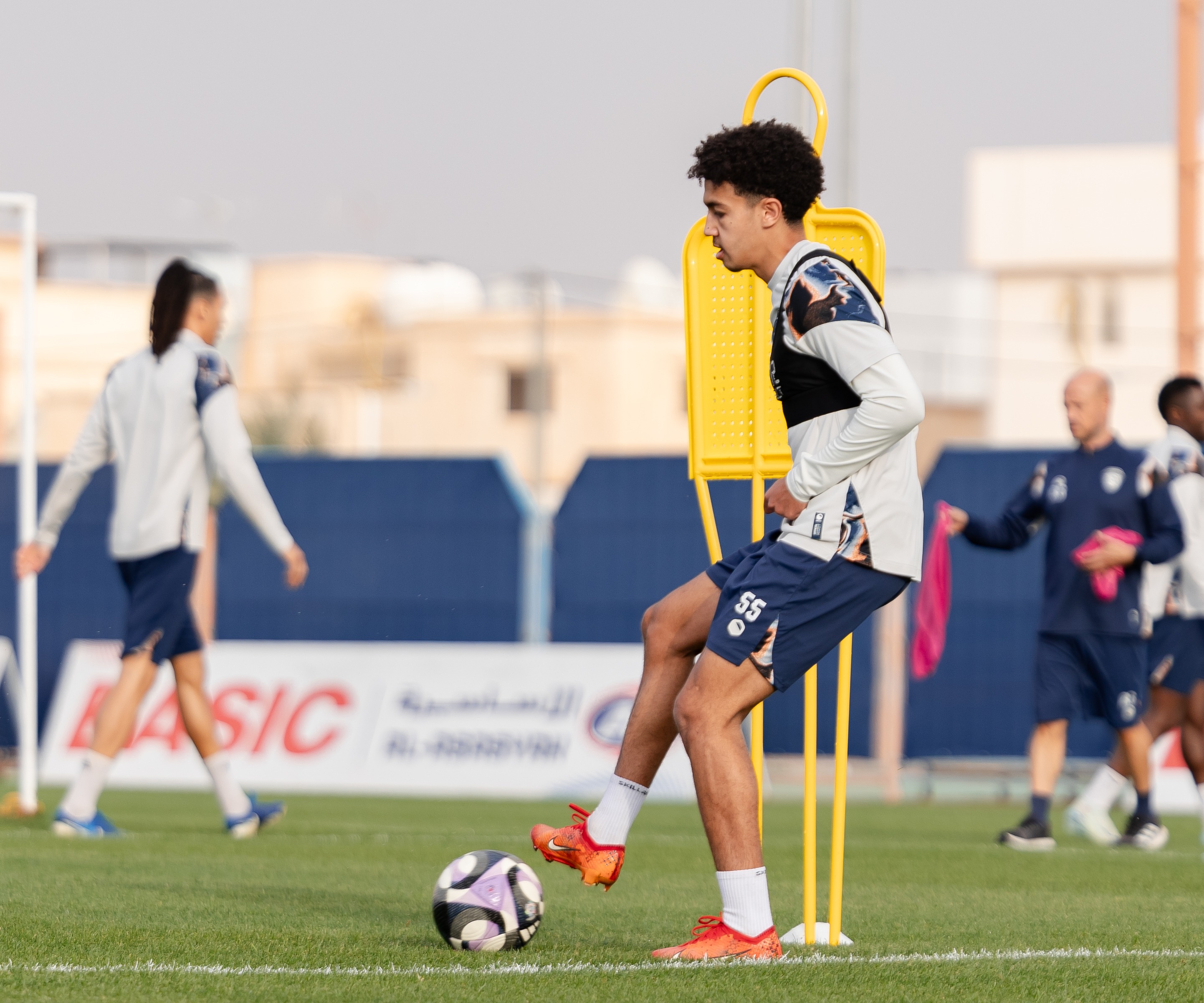 الفيحاء يجري مرانه الرئيس استعداداً لمواجهة النصر