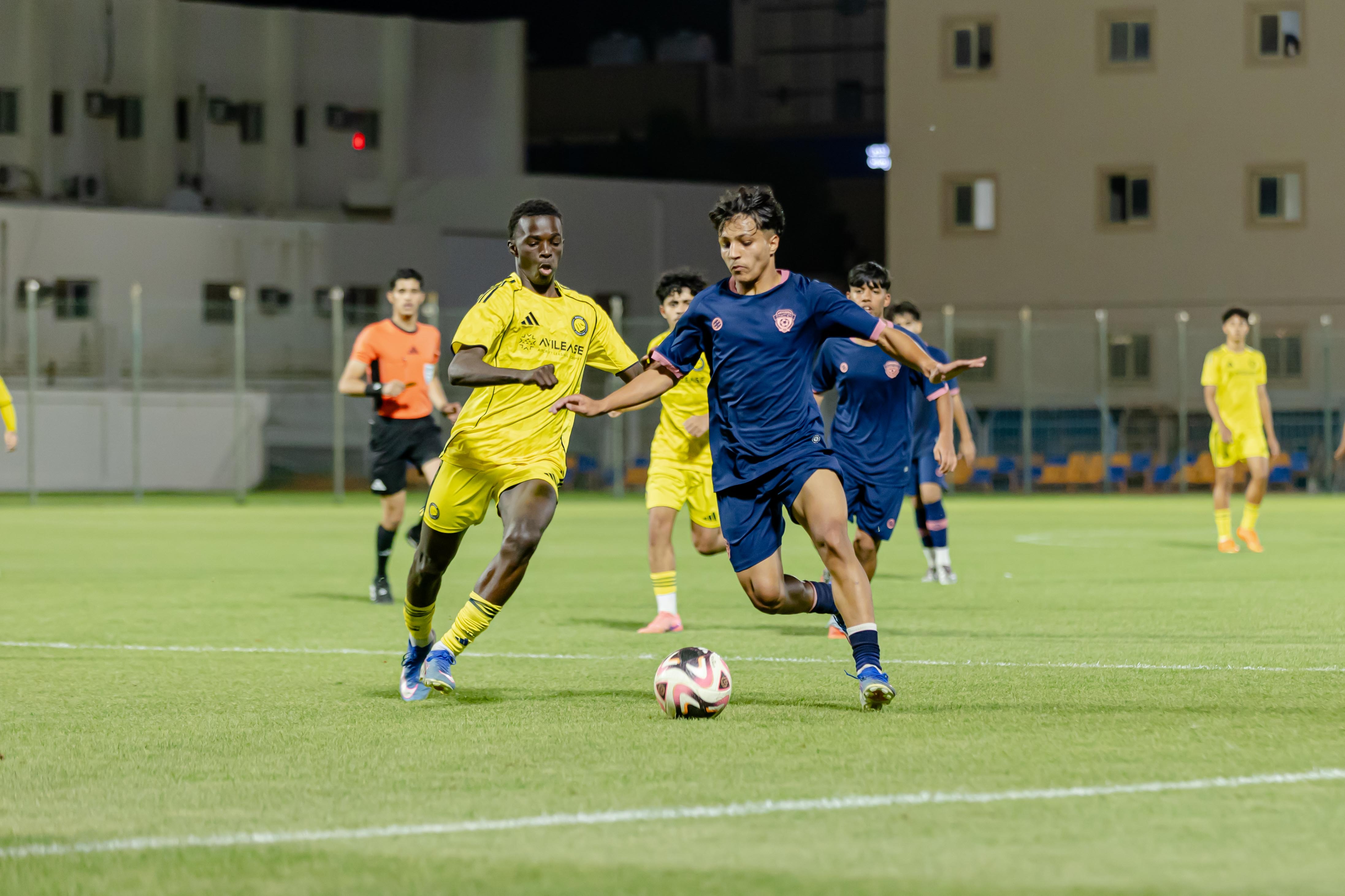 الفيحاء تحت 16 سنة يخسر لقاء نظيره نادي النصر