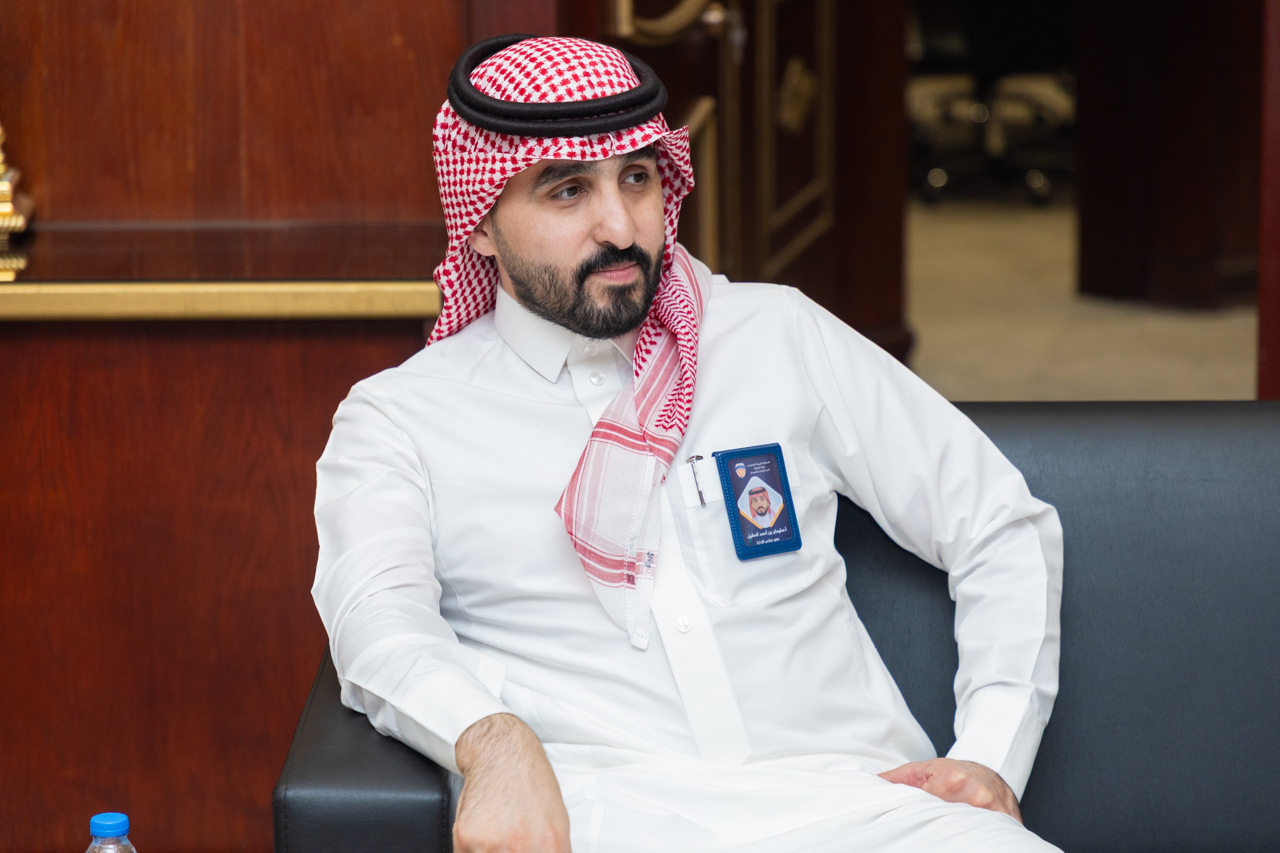 رئيس نادي الكوكب المهندس يزيد بن ناصر الزعاقي يزور الفيحاء