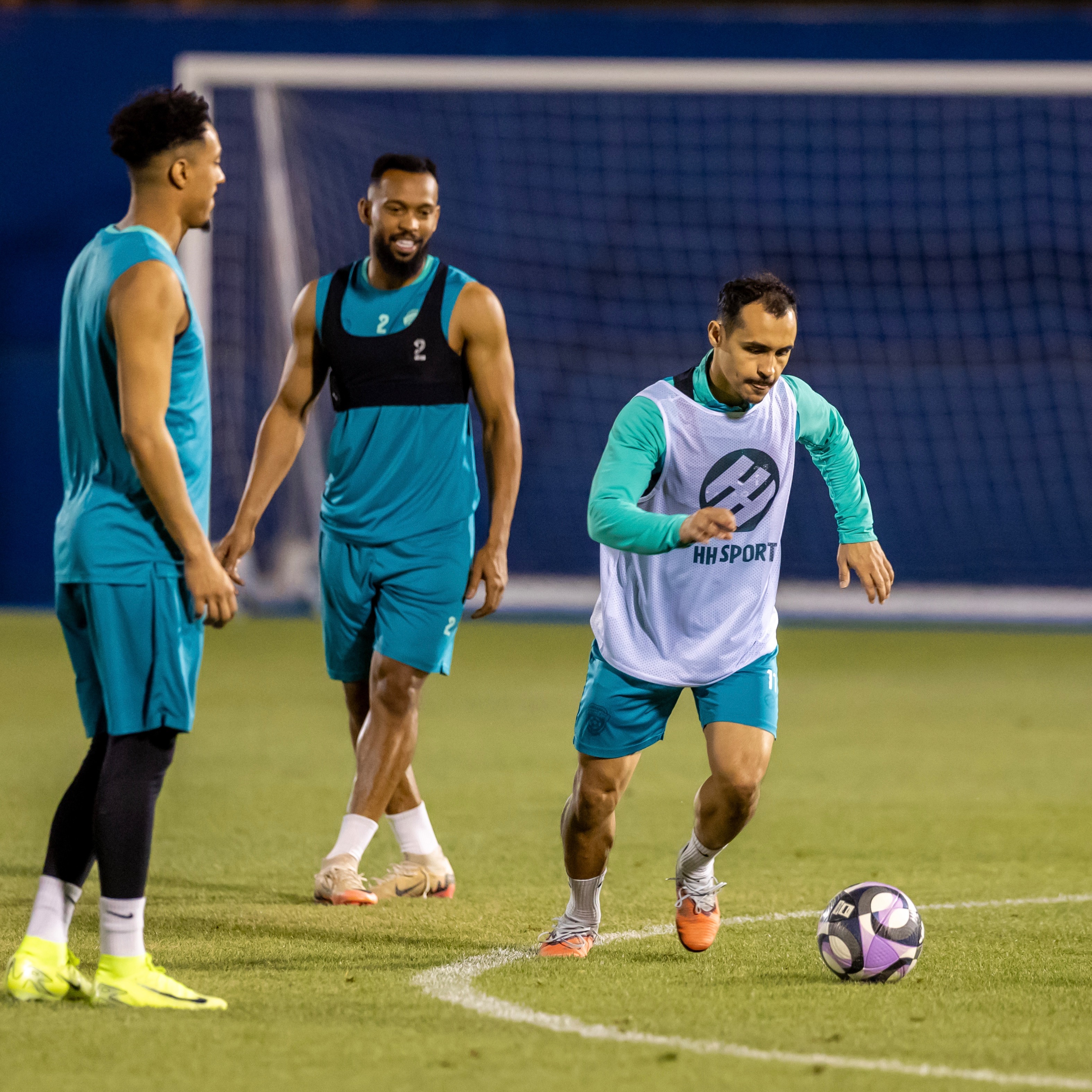 الفيحاء يجري مرانه الرئيس استعداداً لمواجهة القادسية