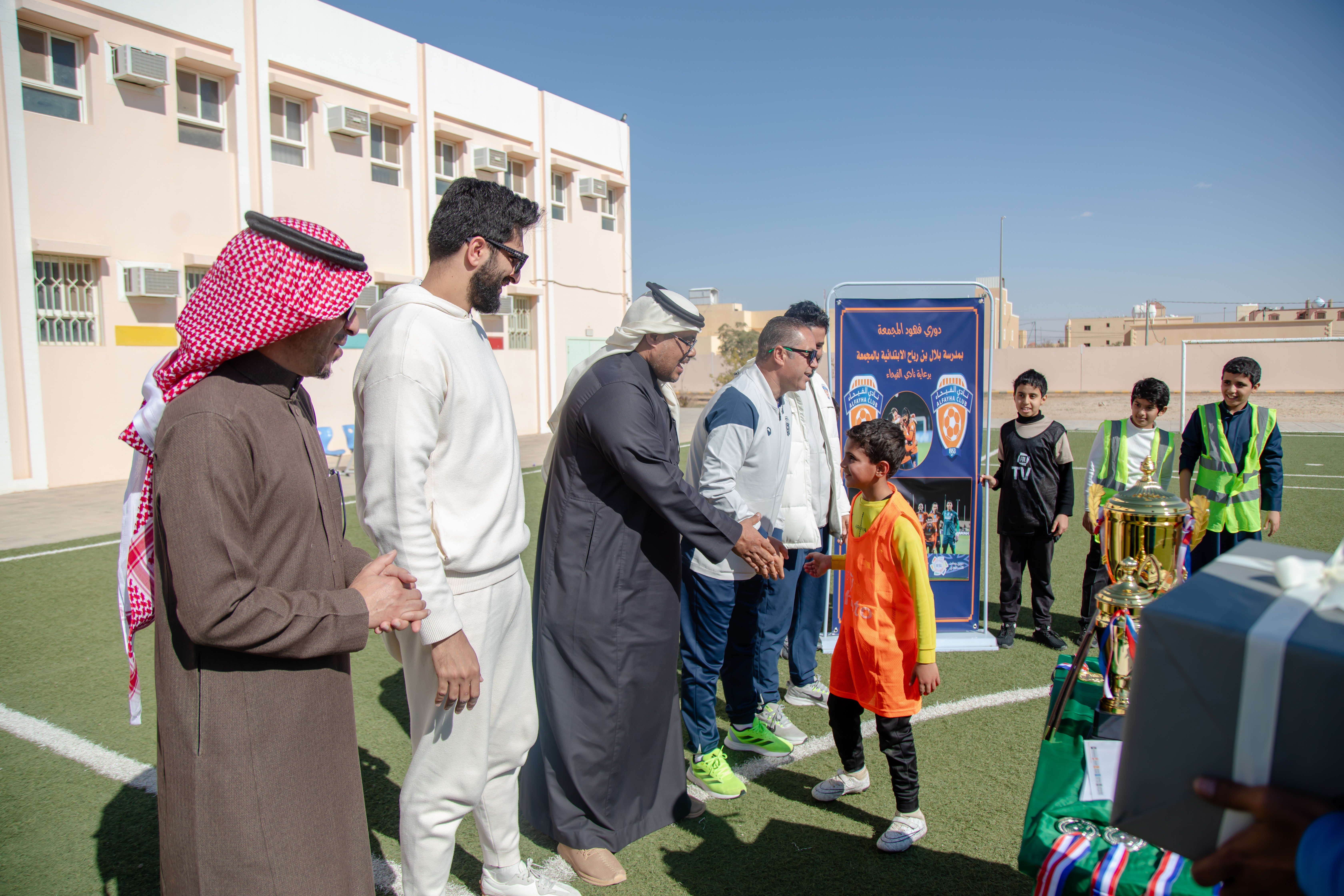 في إطار مبادرة الحضور الجماهيري التي ينظمها مجلس الجمهور الفيحاوي، الفيحاء يرعى دوري "فهود المجمعة"