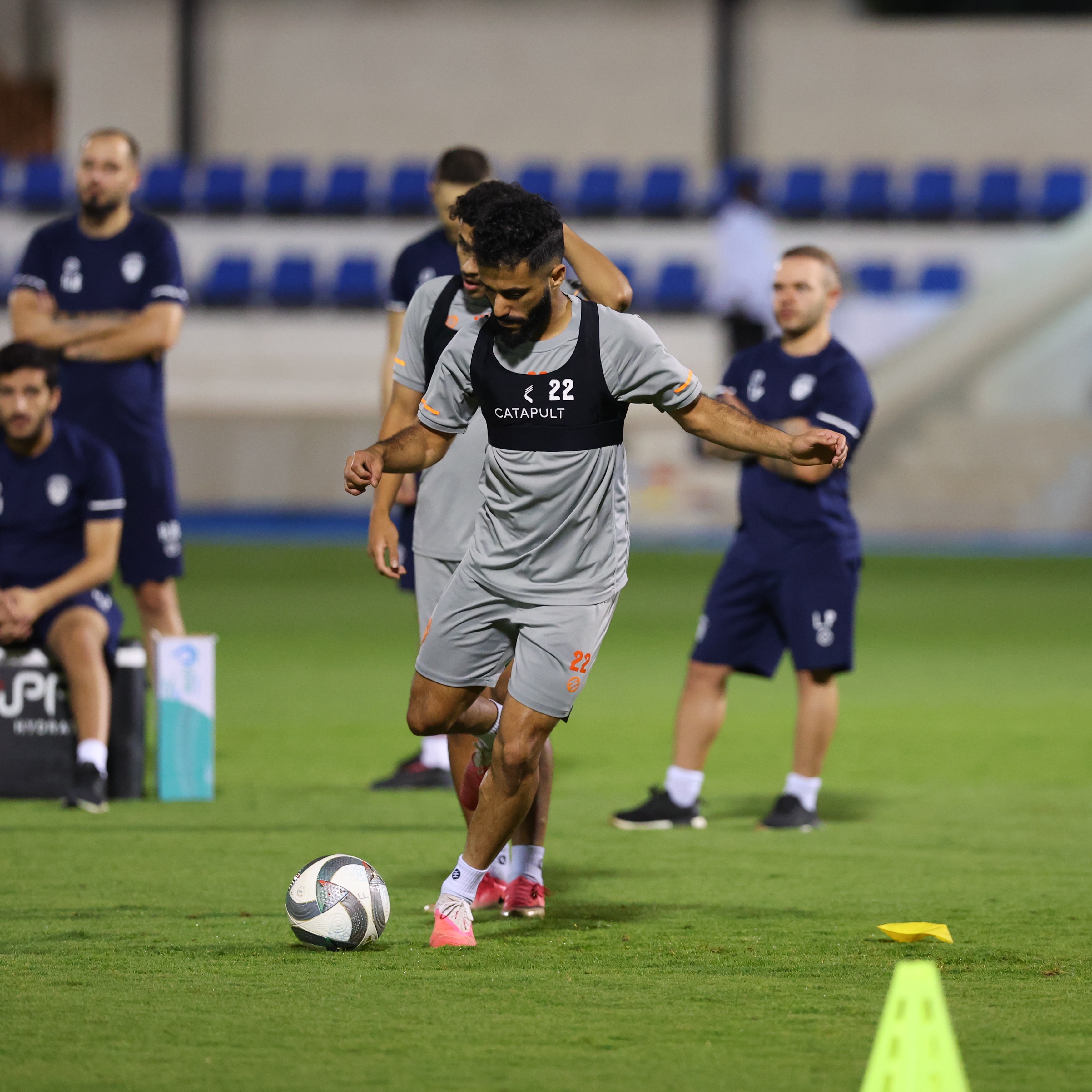 الفيحاء يجري مرانه الرئيس لمواجهة الخليج