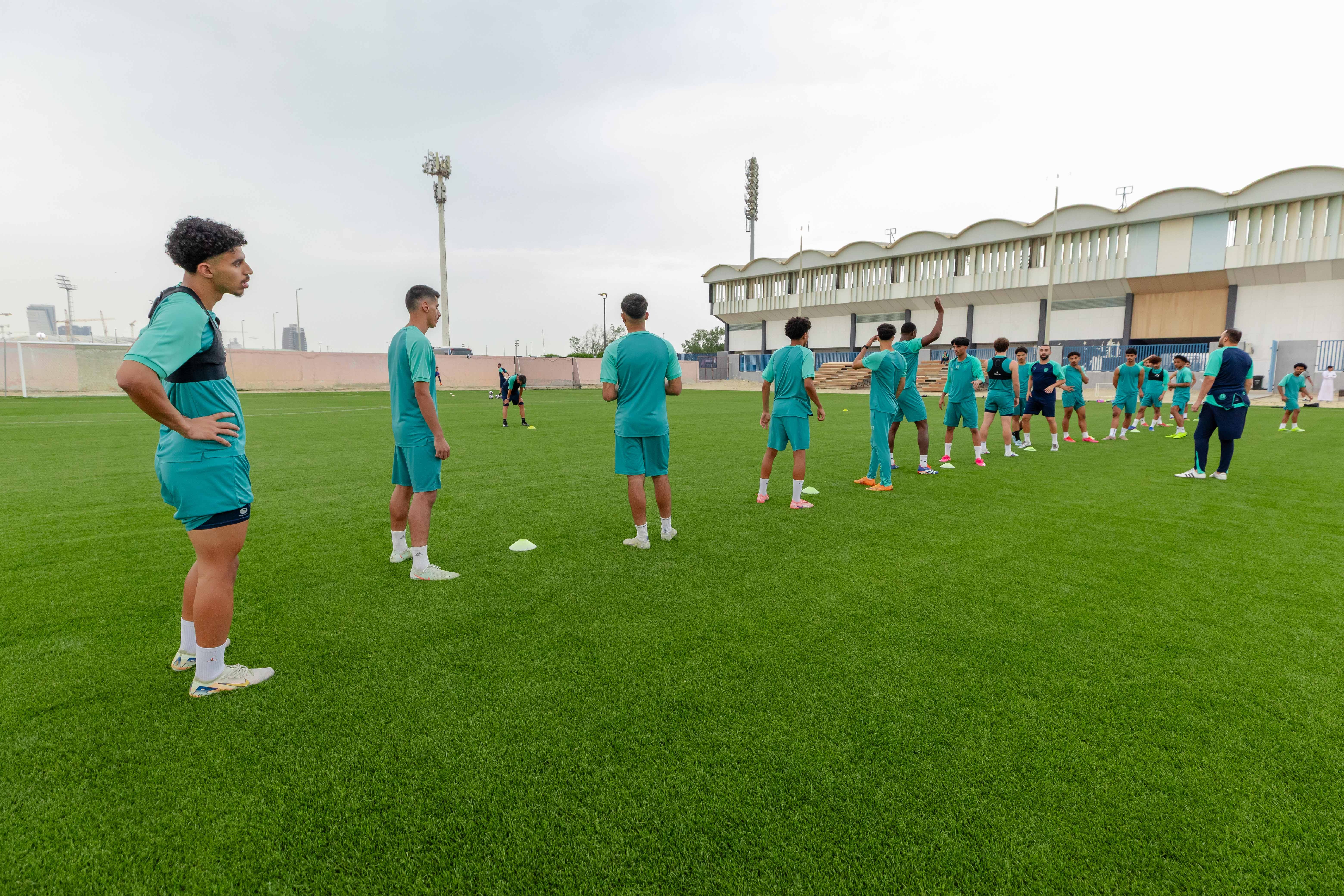 الفيحاء تحت 21 عامًا يُجري تمرينه الرئيسي استعدادًا لملاقاة القادسية .