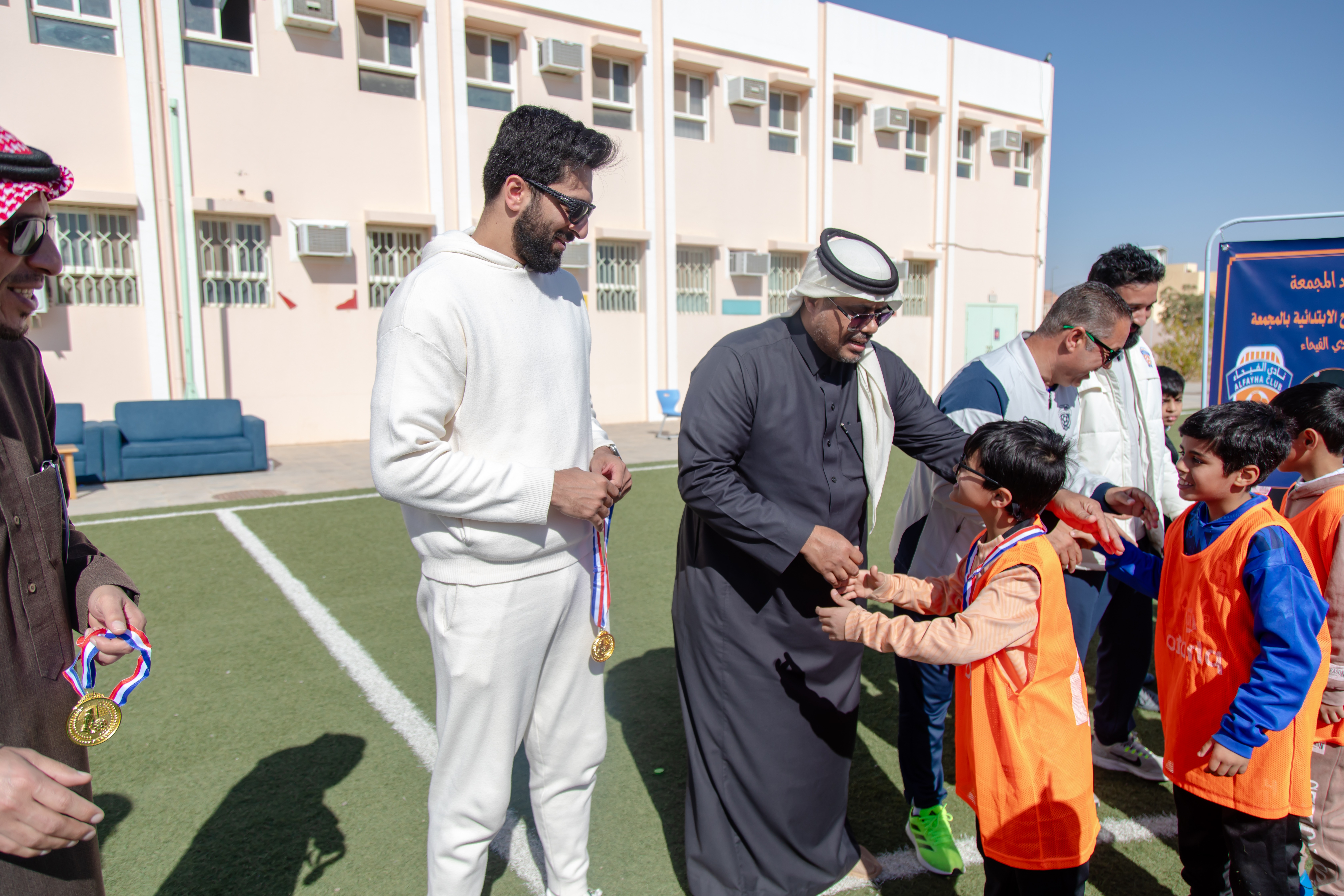 في إطار مبادرة الحضور الجماهيري التي ينظمها مجلس الجمهور الفيحاوي، الفيحاء يرعى دوري "فهود المجمعة"