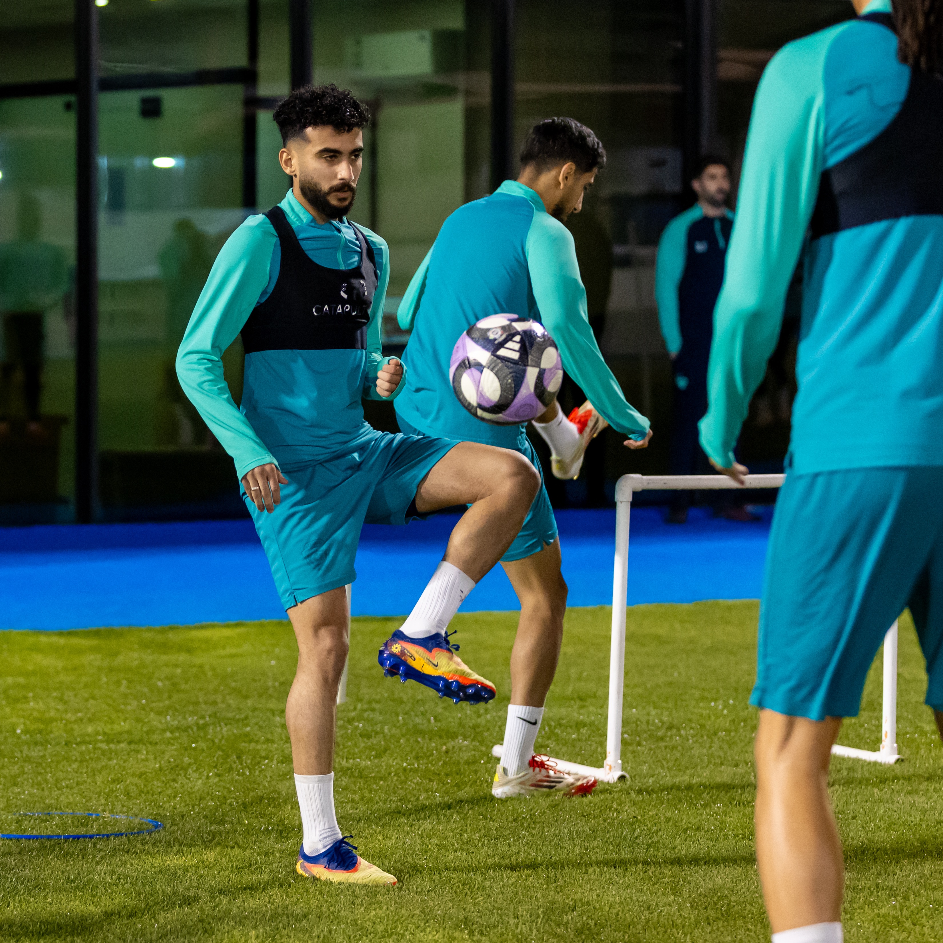 الفيحاء يجري حصة تدريبية مسائية اليوم الخميس