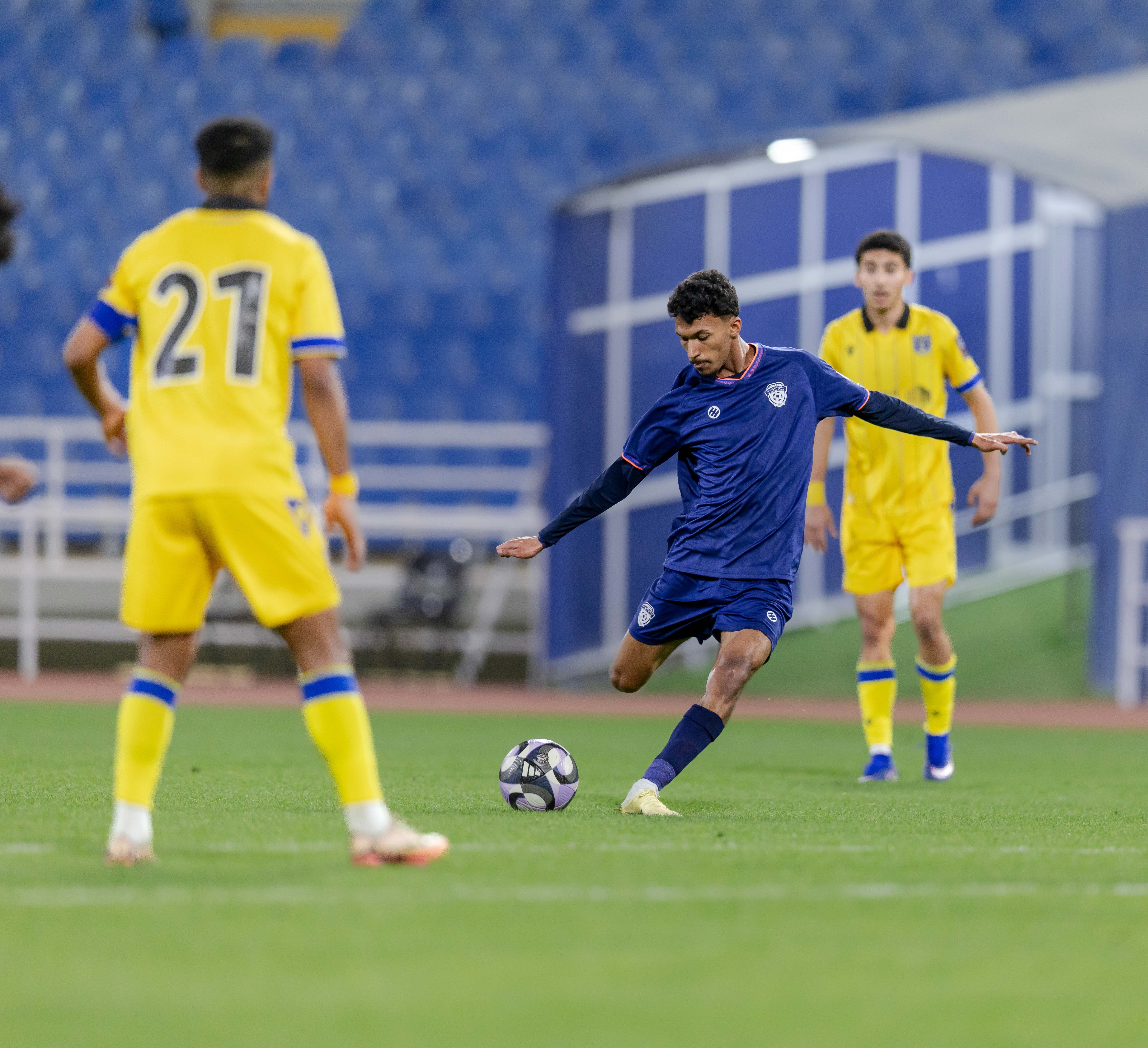 الفيحاء تحت 21 عامًا يكسب لقاء نظيره التعاون ضمن الجولة الخامسة عشر من دوري جوي للنخبة U21 .