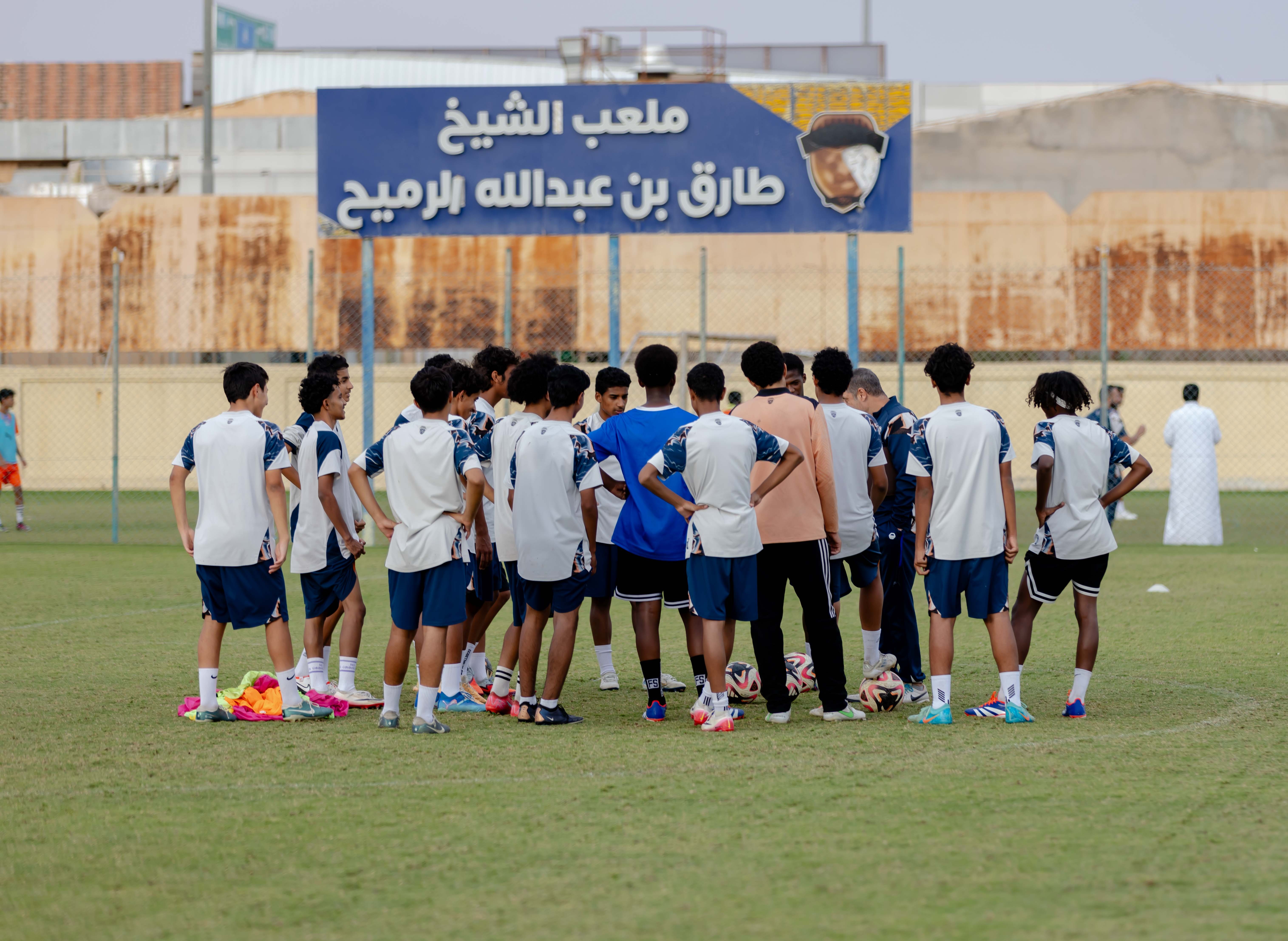 الفيحاء تحت 15 سنة يجري تمرينه الرئيس لمواجهة نظيره نادي الهلال