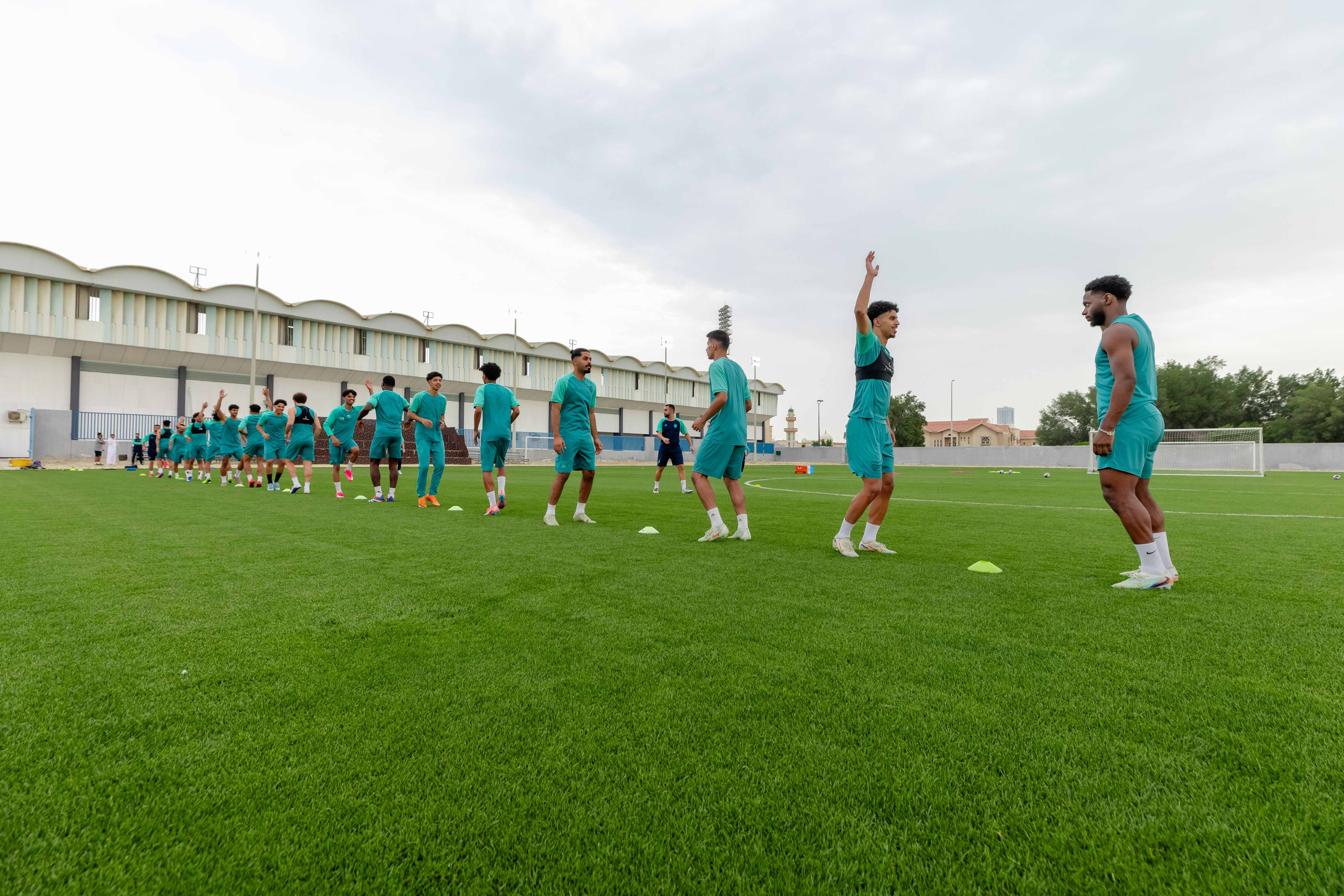 الفيحاء تحت 21 عامًا يُجري تمرينه الرئيسي استعدادًا لملاقاة القادسية .