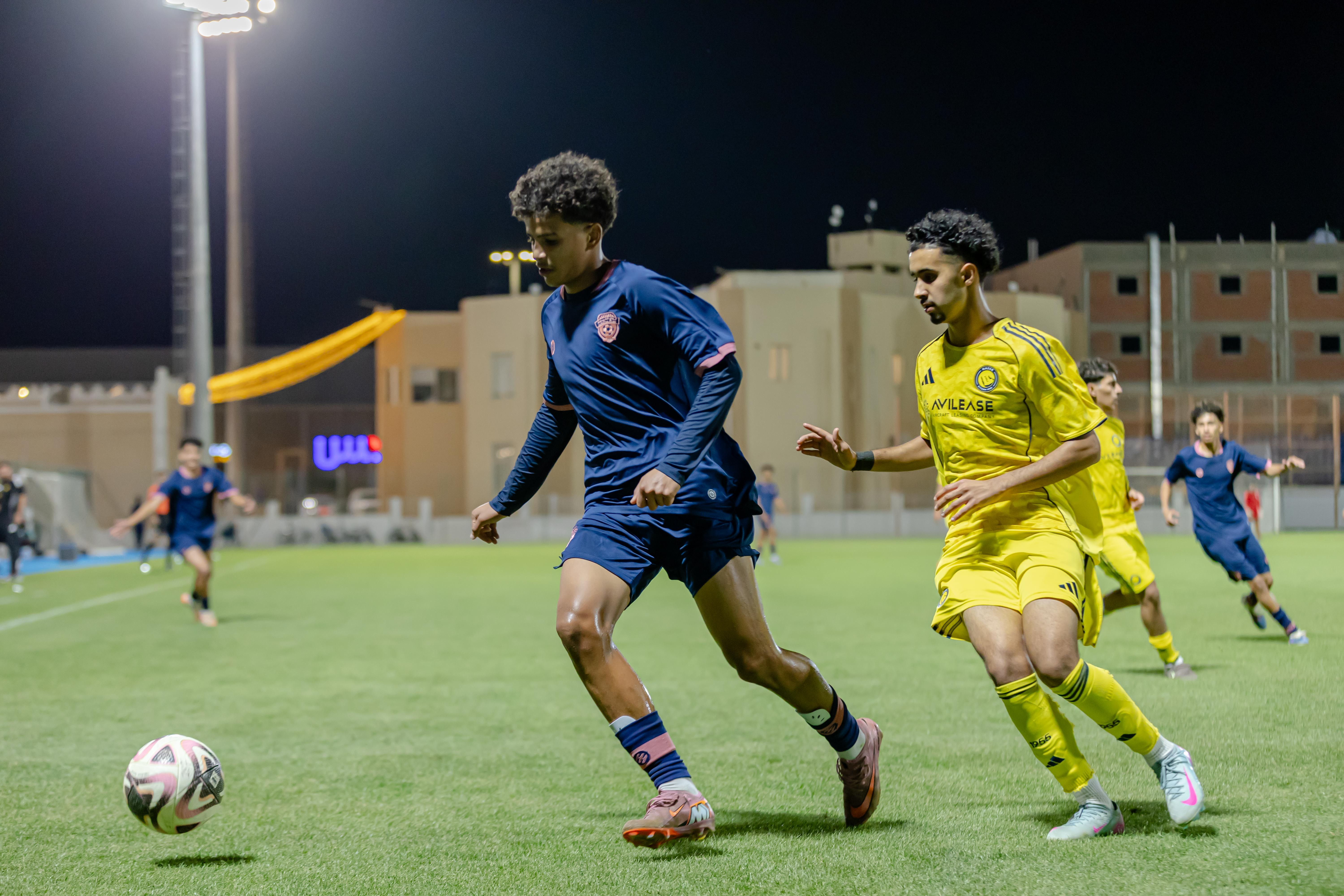 الفيحاء تحت 16 سنة يخسر لقاء نظيره نادي النصر