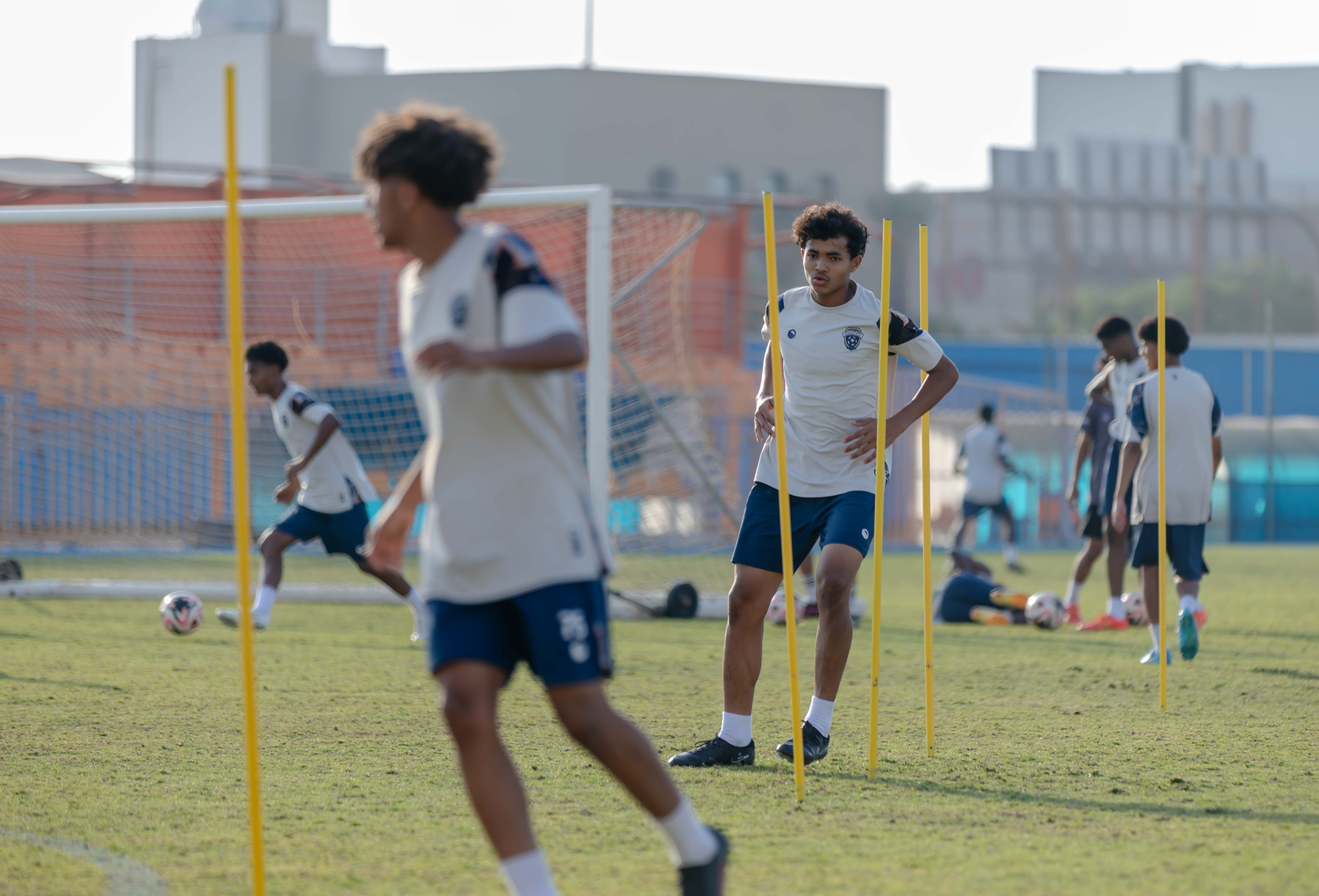 الفيحاء تحت 17 سنة يواصل تحضيراته لمواجهة نظيره نادي هجر لمواجهة هجر