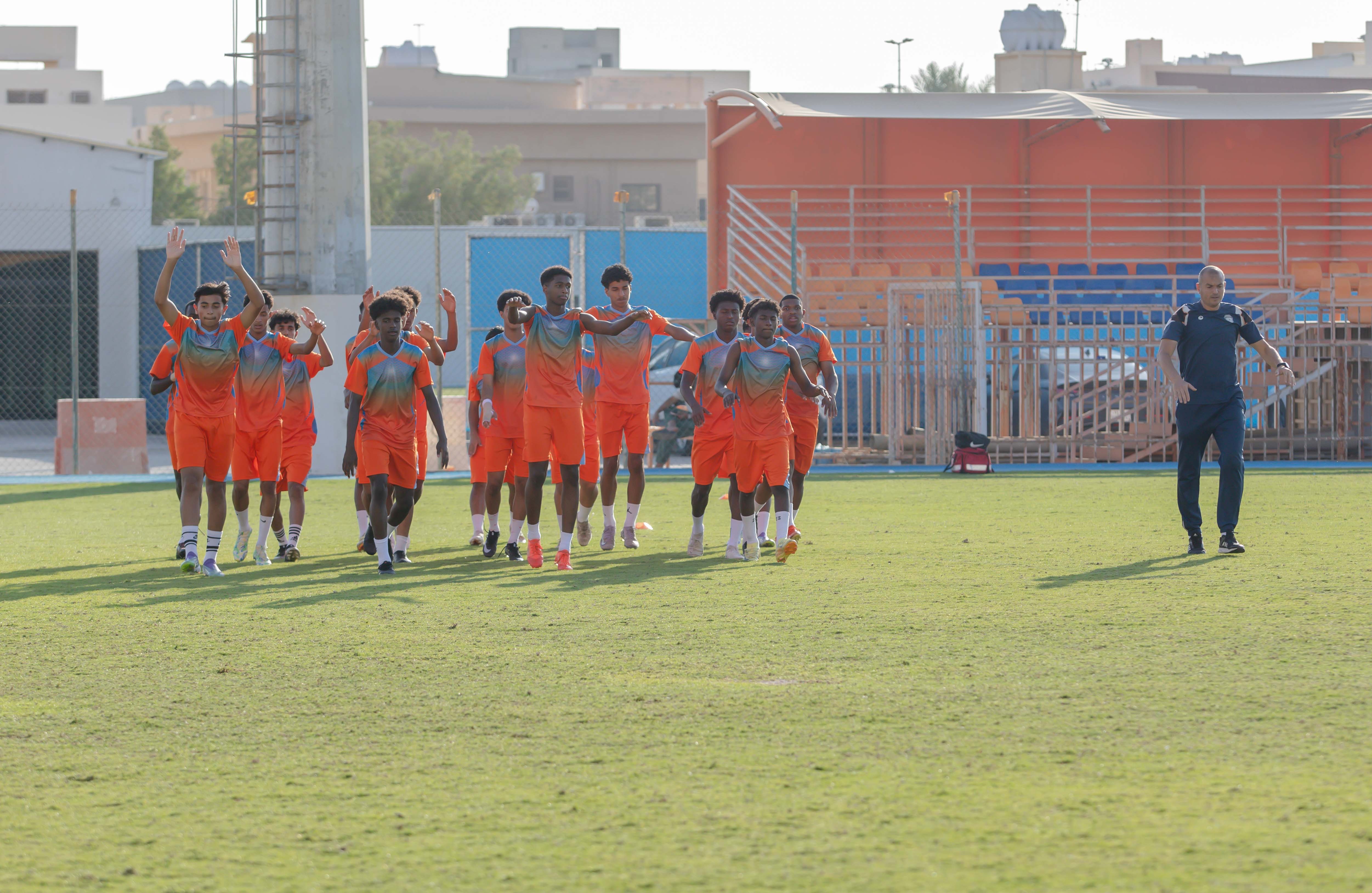 الفيحاء تحت 17 سنة يجري تمرينه الرئيس لمواجهة نظيره نادي الانصار