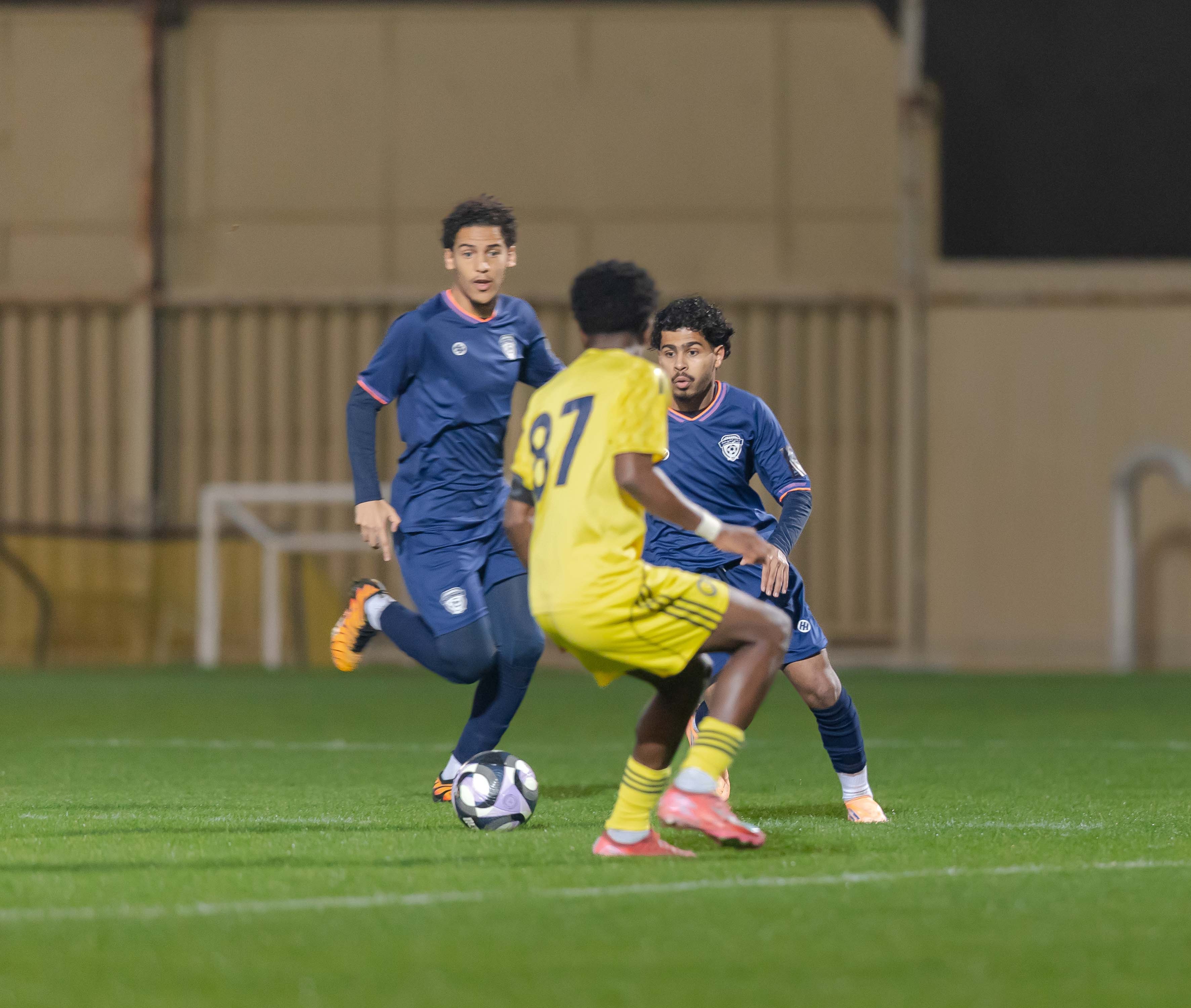 الفيحاء تحت 21 عامًا يتعادل مع نظيره النصر ضمن الجولة العاشرة من دوري جوي للنخبة U21 .