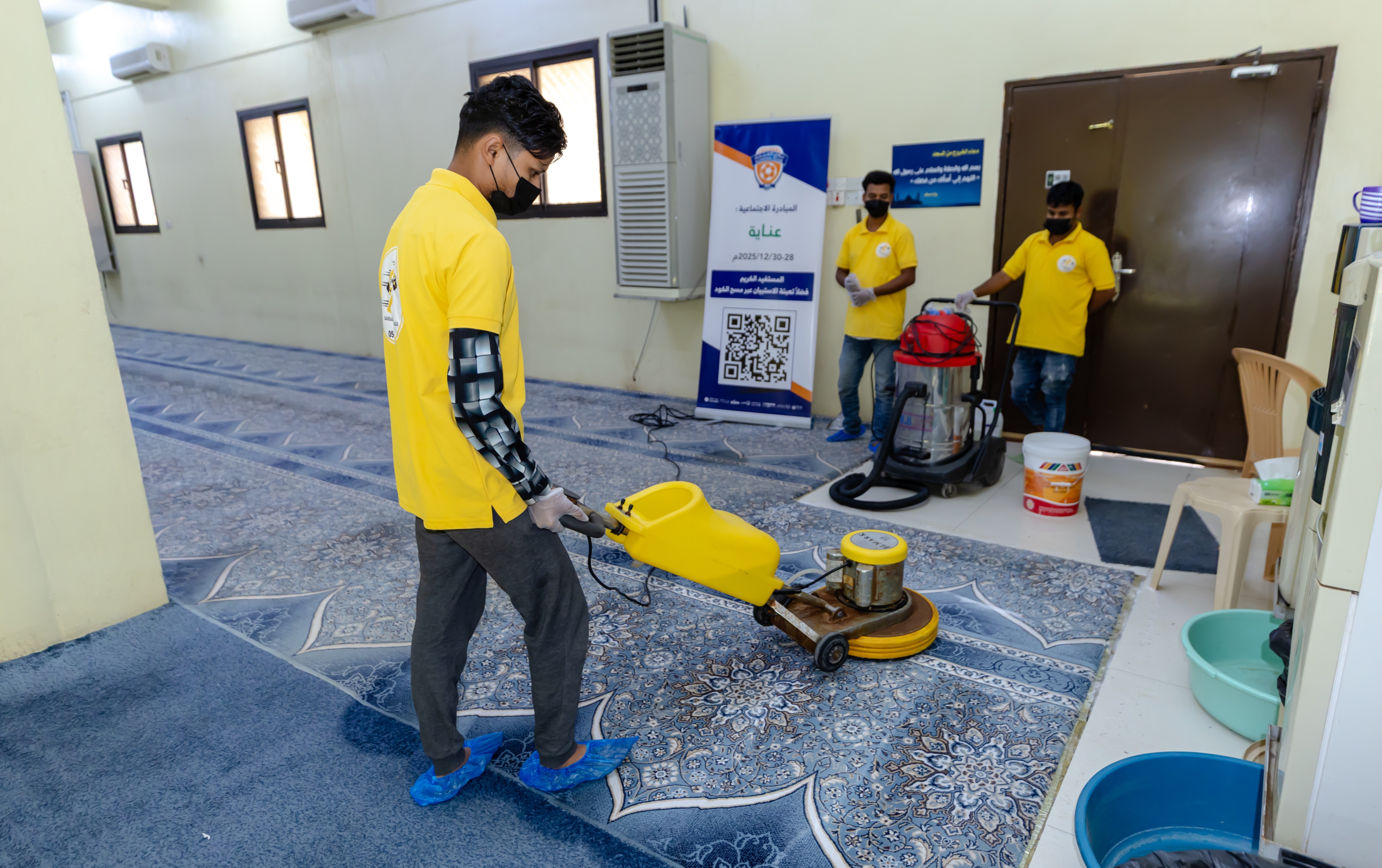 إدارة المسؤولية الاجتماعية بنادي تقيم مبادرة ( واجبنا )