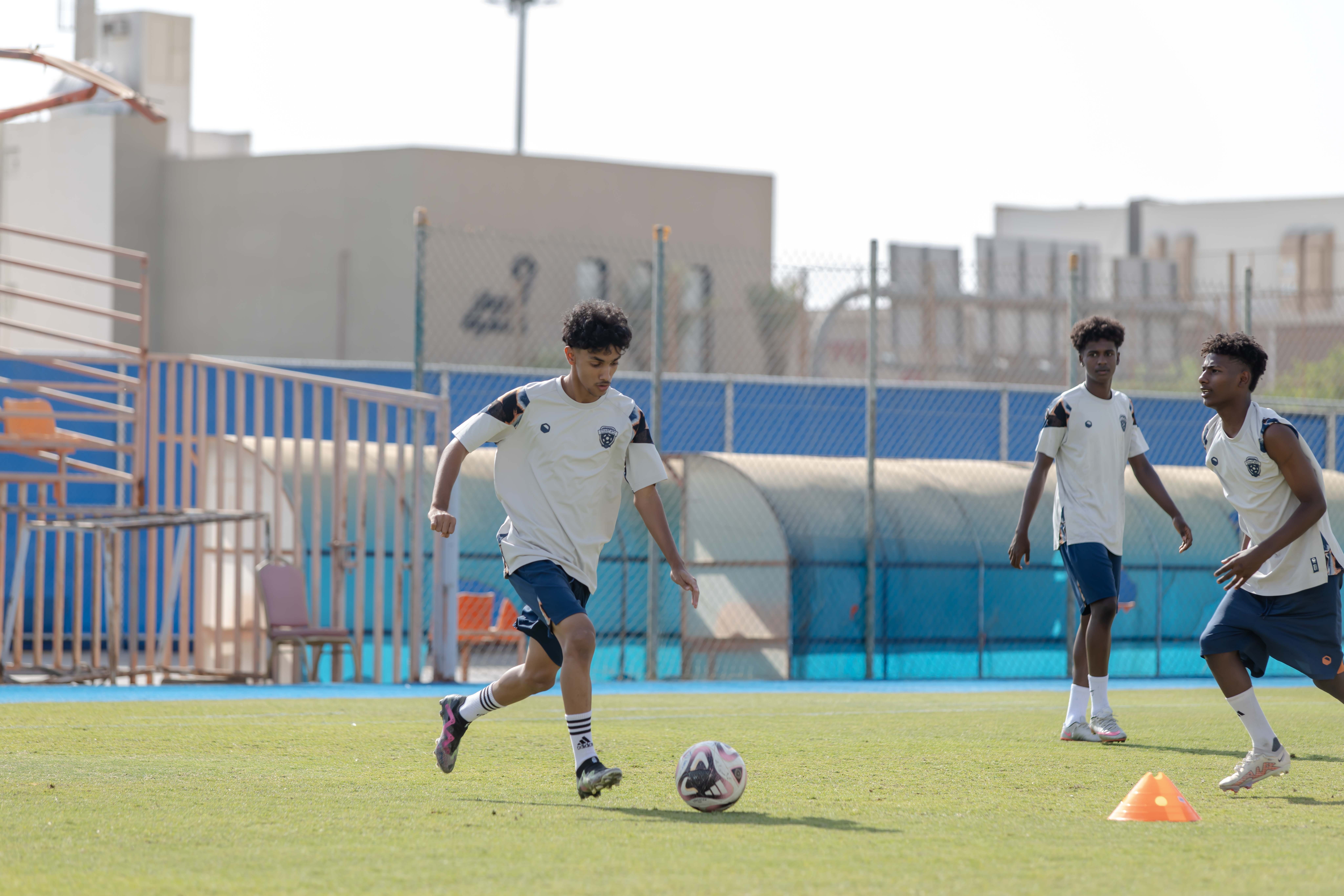 الفيحاء تحت 17 سنة يجري تمرينه الرئيس لمواجهة نظيره نادي الامجاد