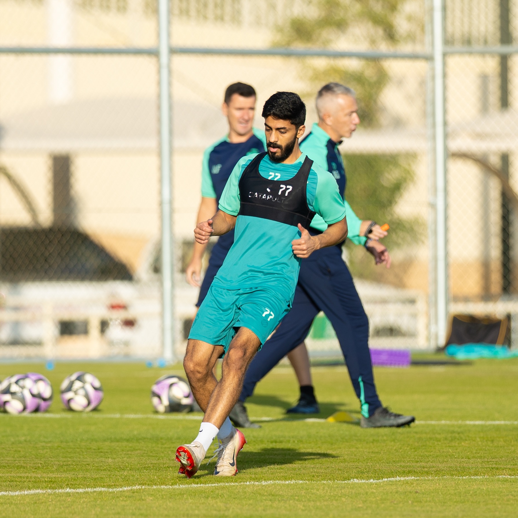 الفيحاء يجري مرانه الرئيس استعداداً لمواجهة الإتفاق